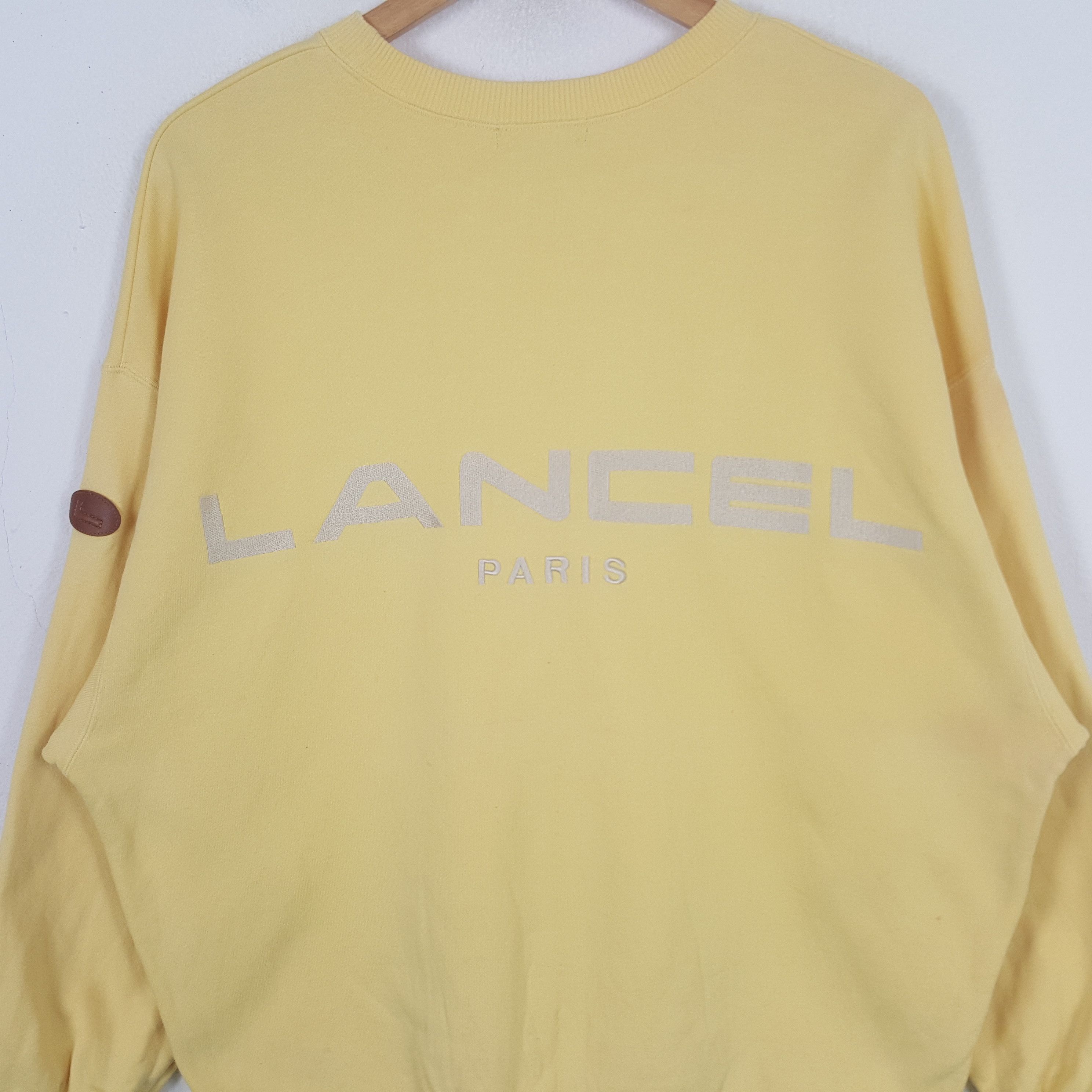 Lancel Vintage Lancel Paris Designer Brand Sweatshirt C293N2 Size US L / EU 52-54 / 3 - 3 Thumbnail