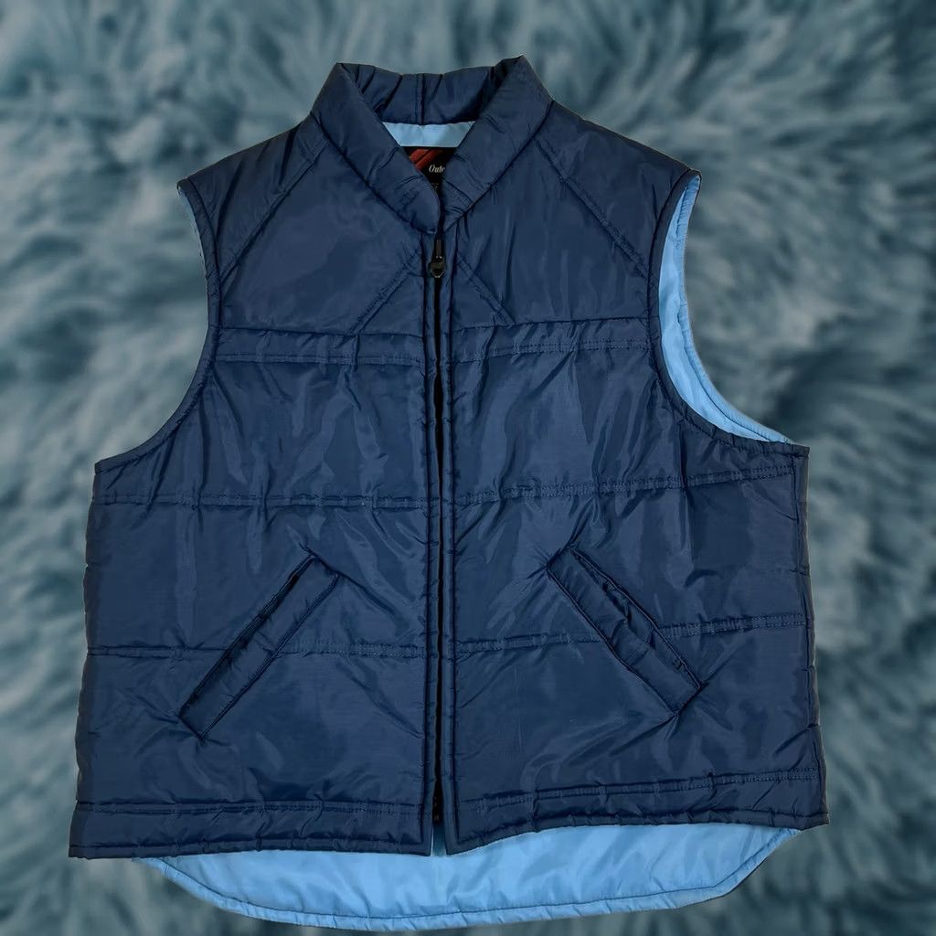 Sears VINTAGE Sears The Men’s Store Puffer Vest Outdoor Blue XL Men’s 1970s Size US XL / EU 56 / 4 - 1 Thumbnail