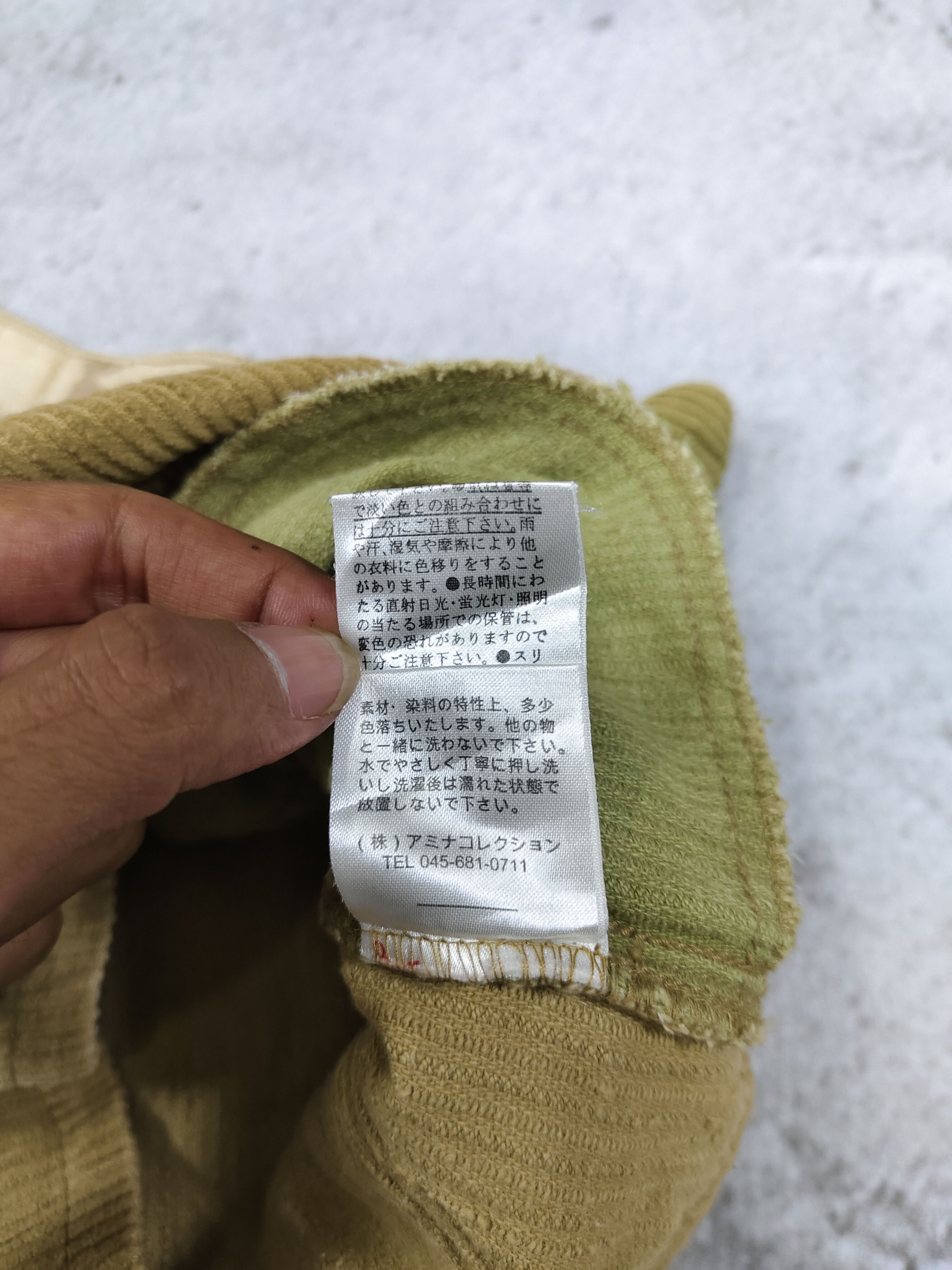 Japanese Brand Amina🇯🇵 Y2K Mori Girl Corduroy Patchwork Mini Shorts Size 30" / US 8 / IT 44 - 10 Thumbnail