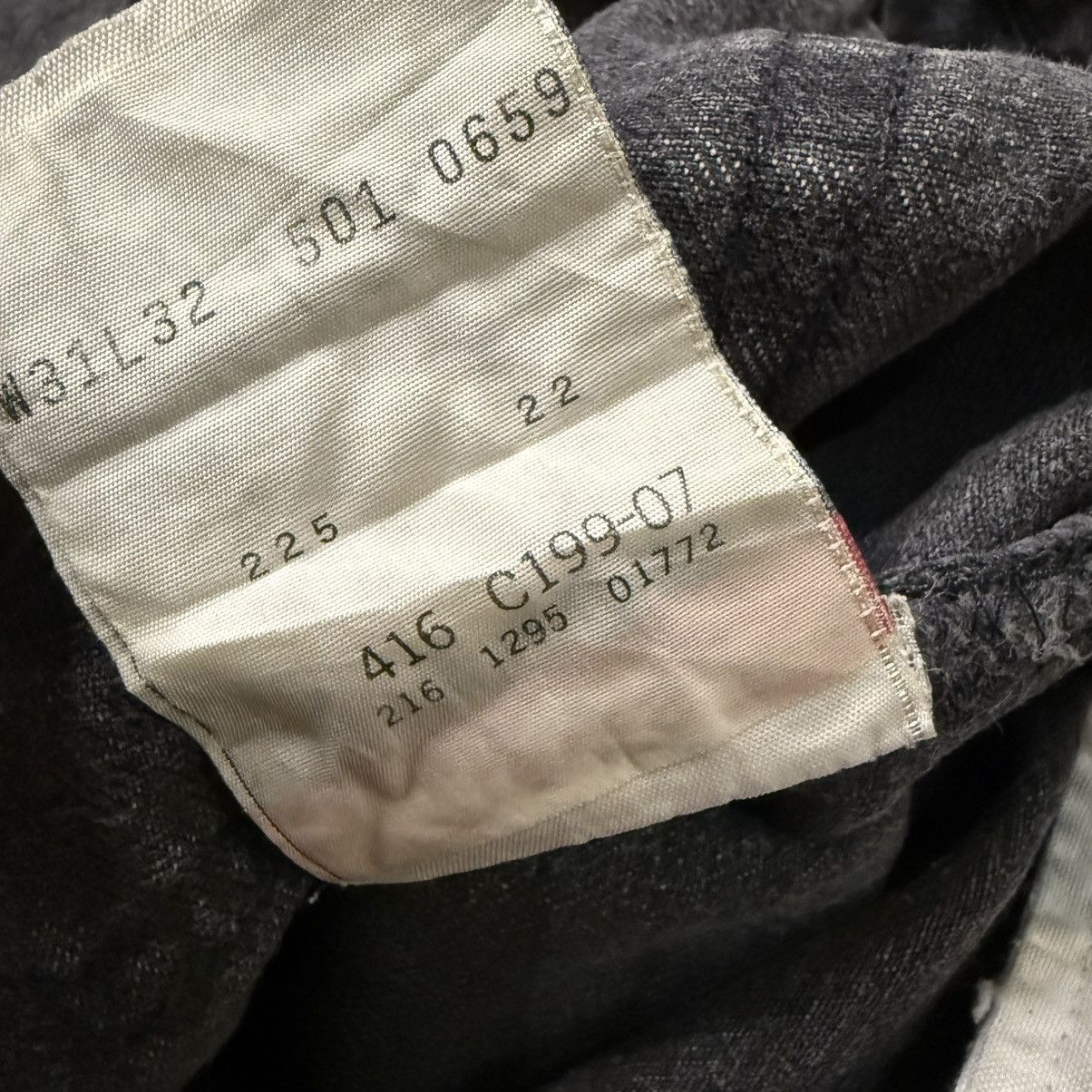 14th Addiction Vintage 90s Levis 501 Black Denim W31 Size US 31 - 15 Thumbnail