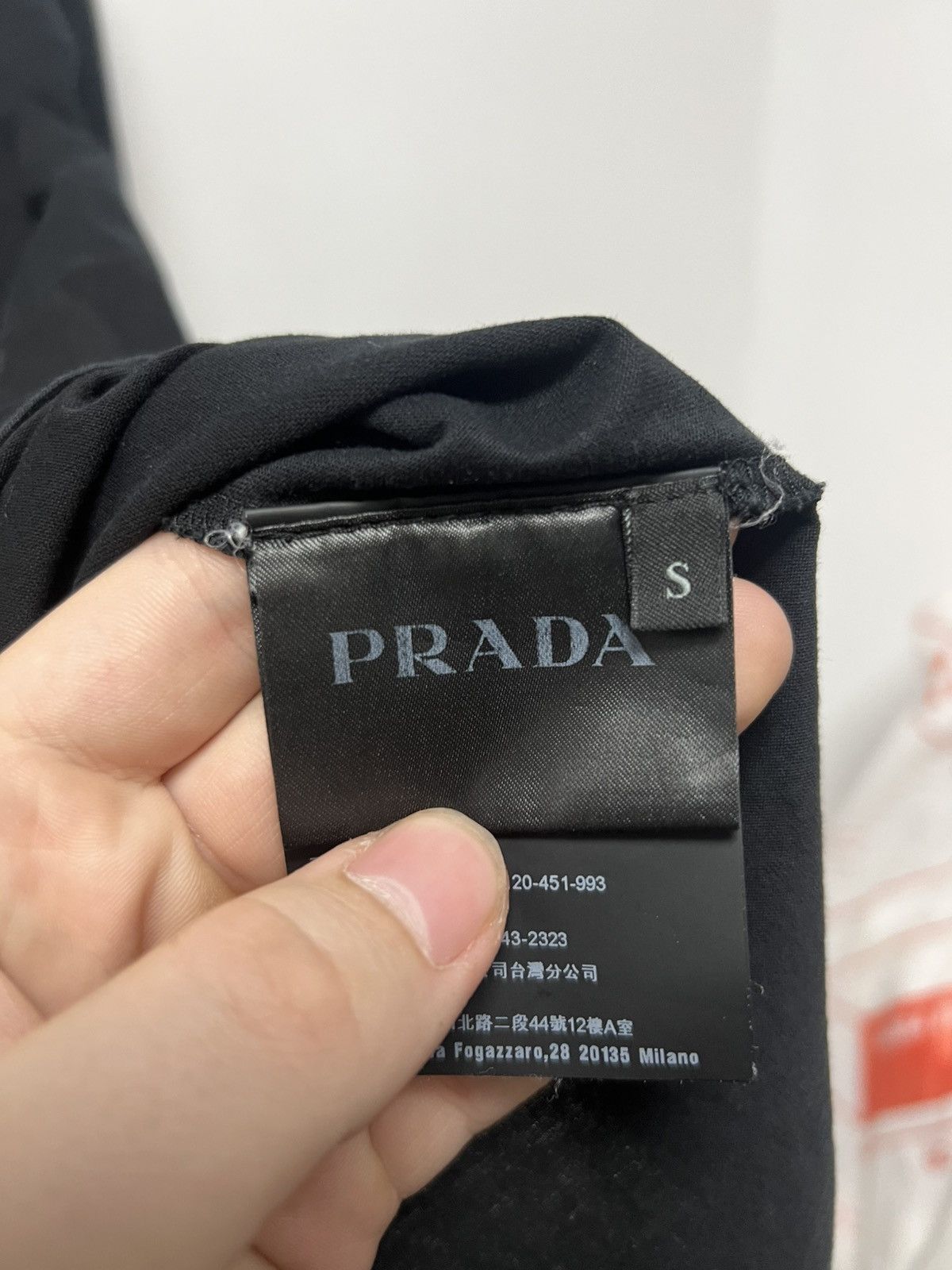 Prada Prada Black Long-Sleeve Polo Shirt – Size S Mens Size US S / EU 44-46 / 1 - 8 Thumbnail