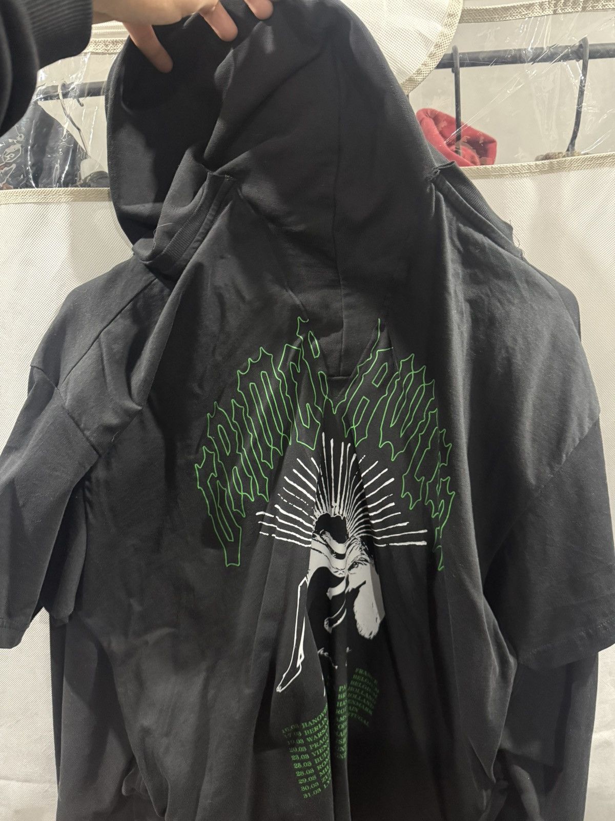 Raf Simons Grim Crawler Tour Hoodie Size US XS / EU 42 / 0 - 3 Thumbnail