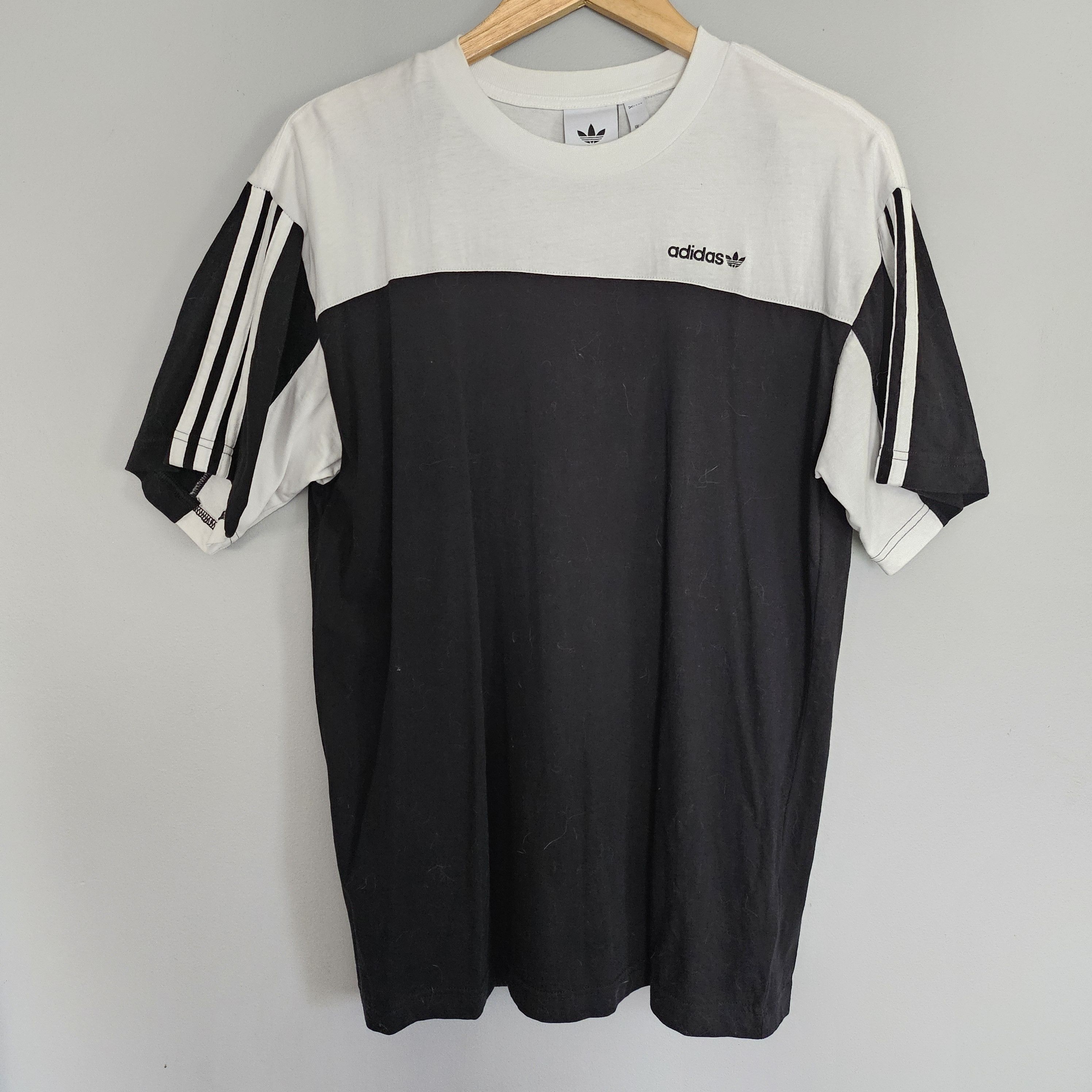 Adidas White/Black Adidas T-Shirt Size US L / EU 52-54 / 3 - 1 Thumbnail