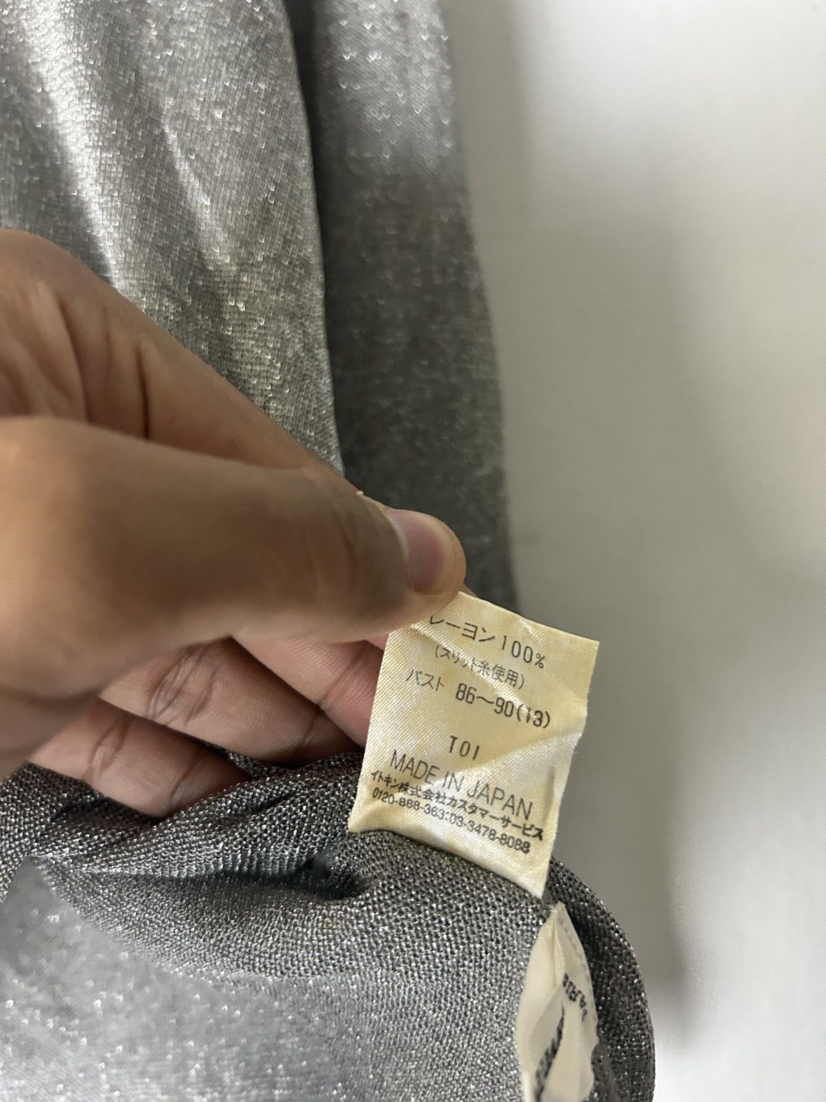 Jean Paul Gaultier Vintage Christian Aujard Paris Glitter Turtleneck Size M / US 6-8 / IT 42-44 - 4 Thumbnail