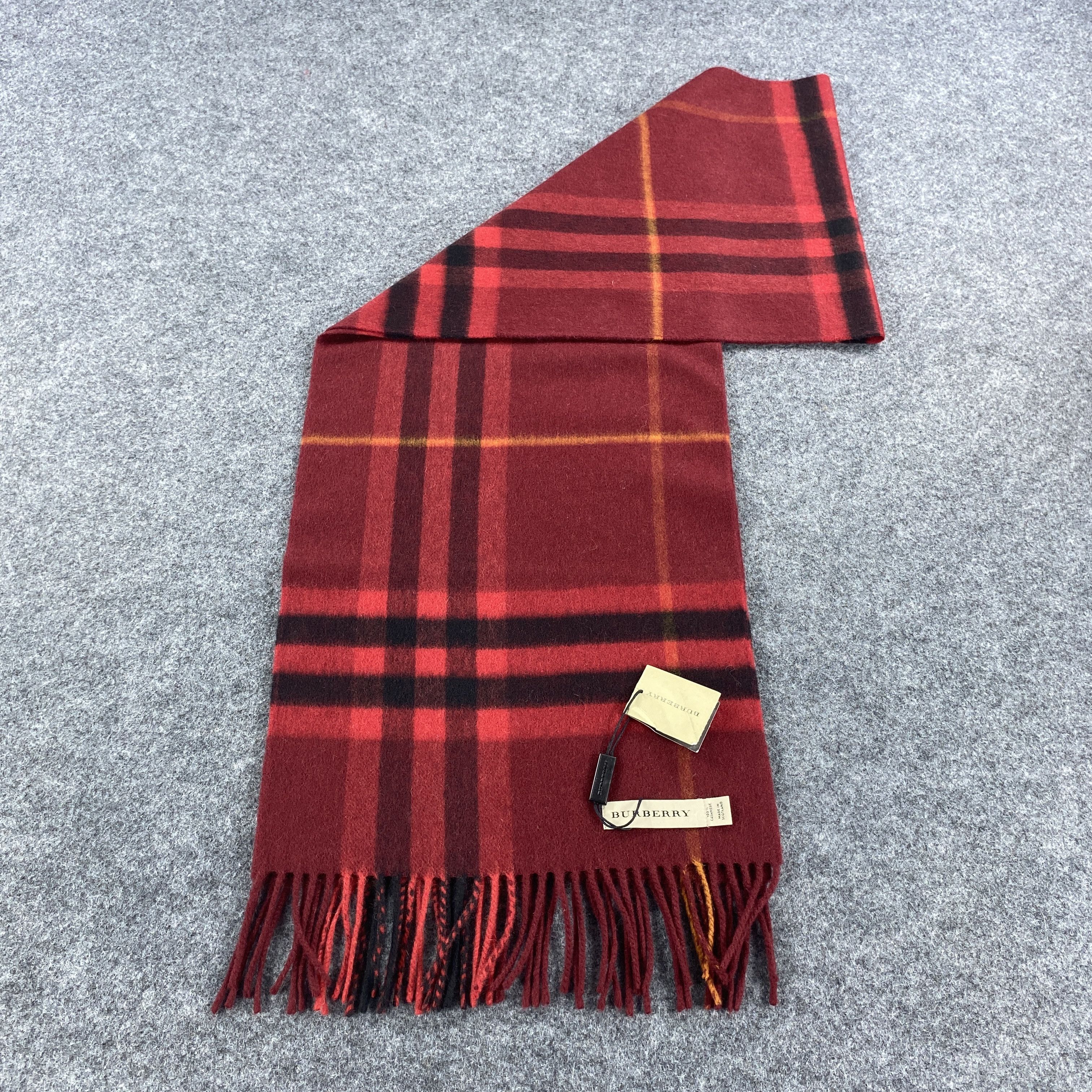 Burberry × Vintage GF10676 Burberry Scarf Neck Wear Muffler Nova Check Size ONE SIZE - 10 Thumbnail