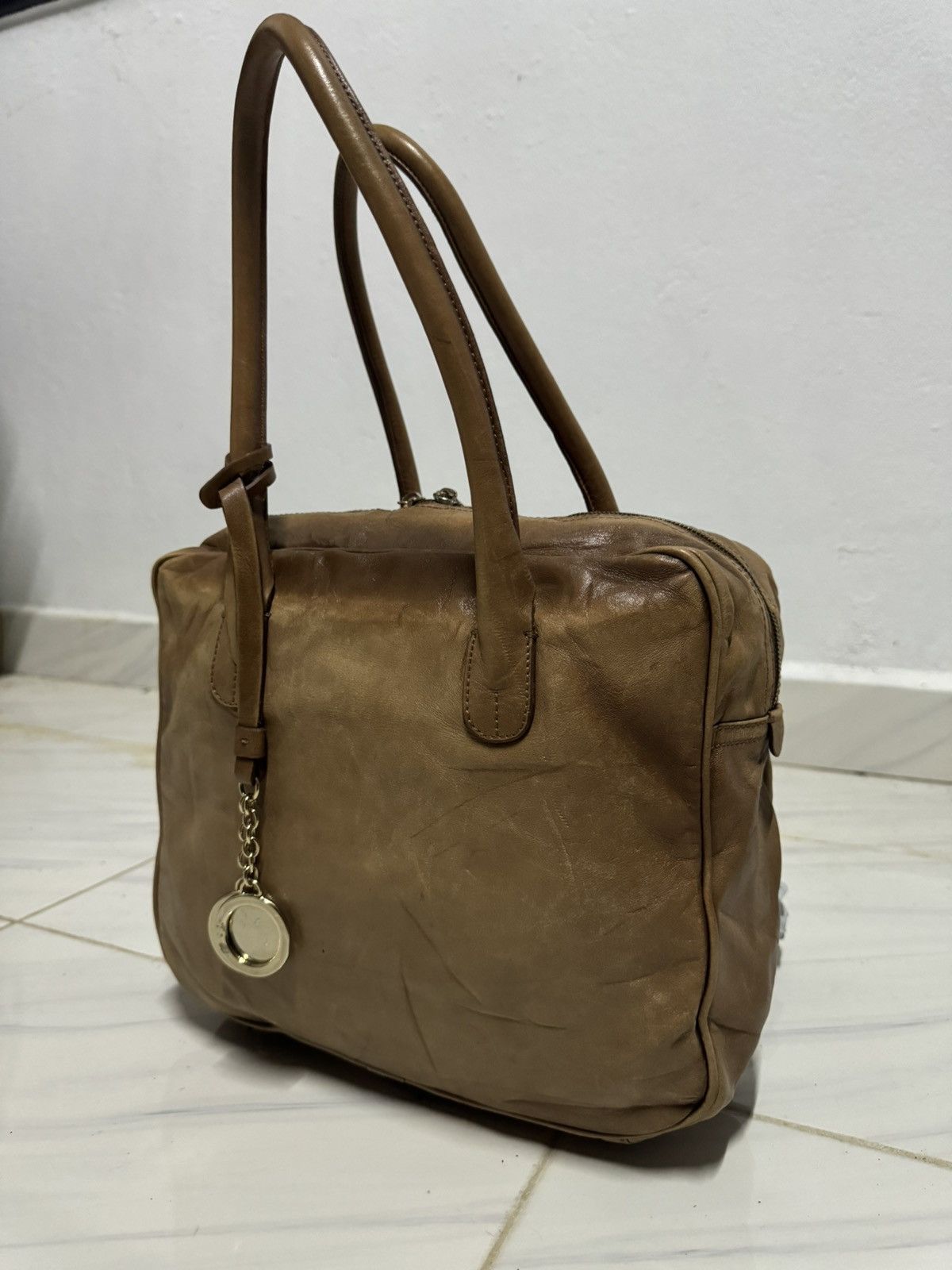 Armani Exchange × Leather ARMANI EXCHANGE SOFT LEATHER SHOULDER BAG Size ONE SIZE - 2 Thumbnail
