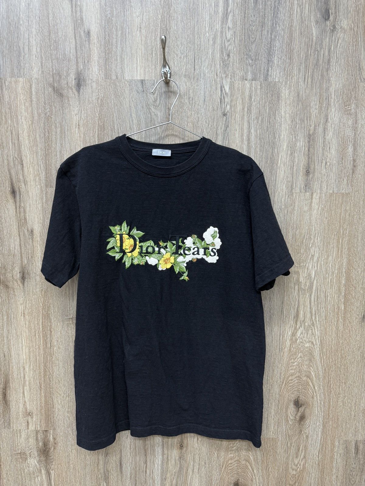 DENIM TEARS × Dior Dior tears Black Short Sleeve | Grailed