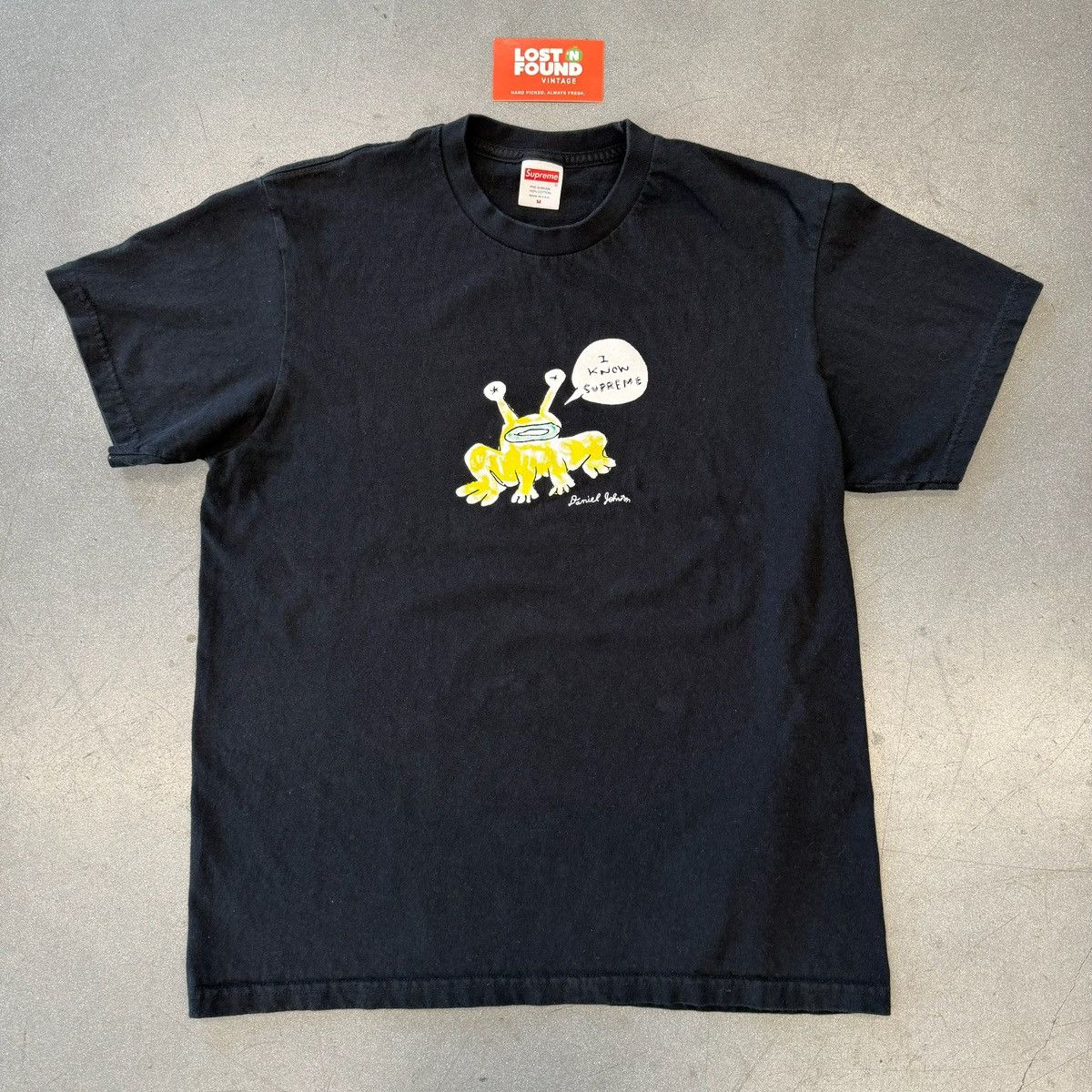 Supreme Supreme x Daniel Johnston Captain America Tee | Grailed