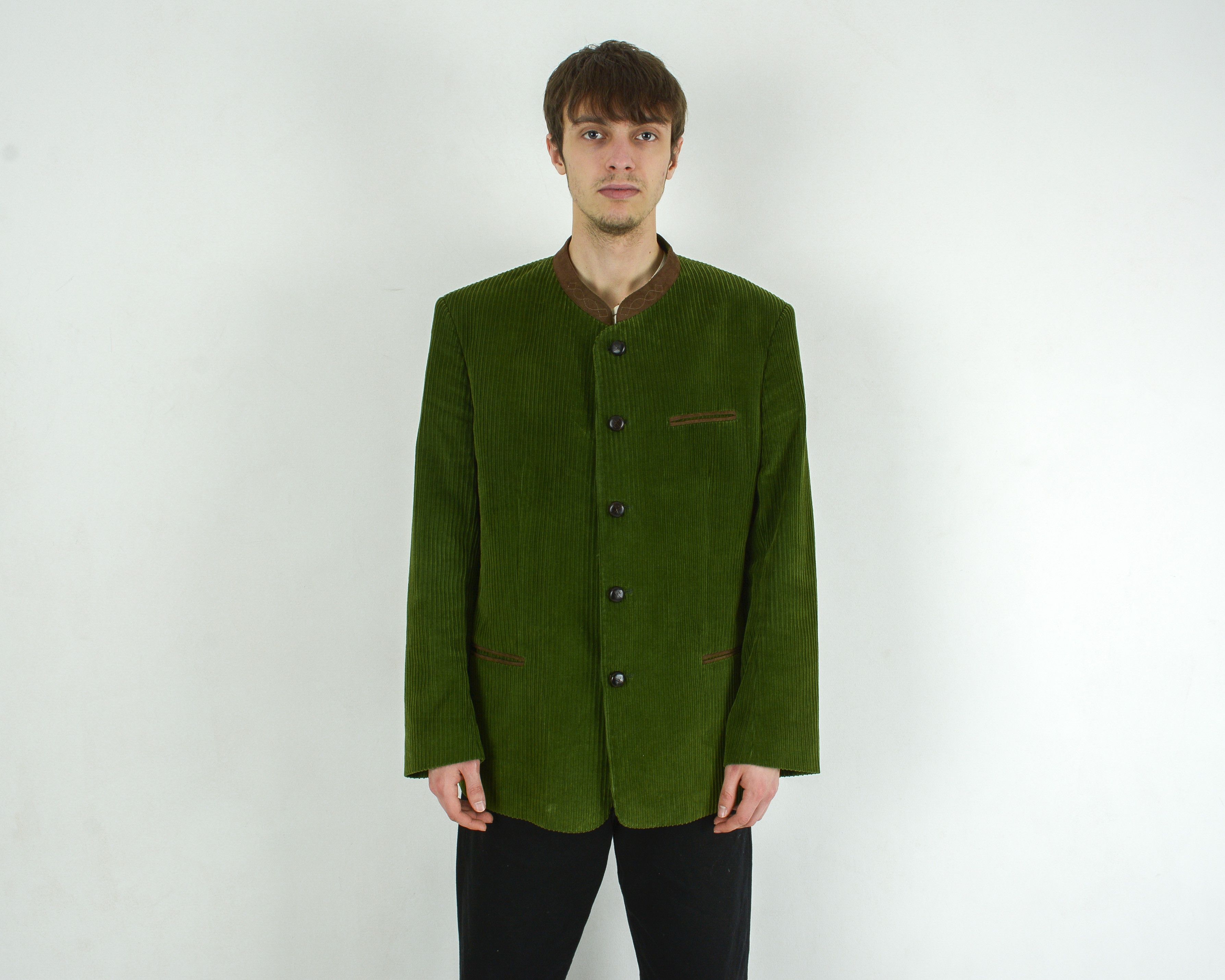 Vintage H Moser Mode aus Salzburg Men Trachten UK 40 US Blazer Coat Size 40R - 1 Thumbnail
