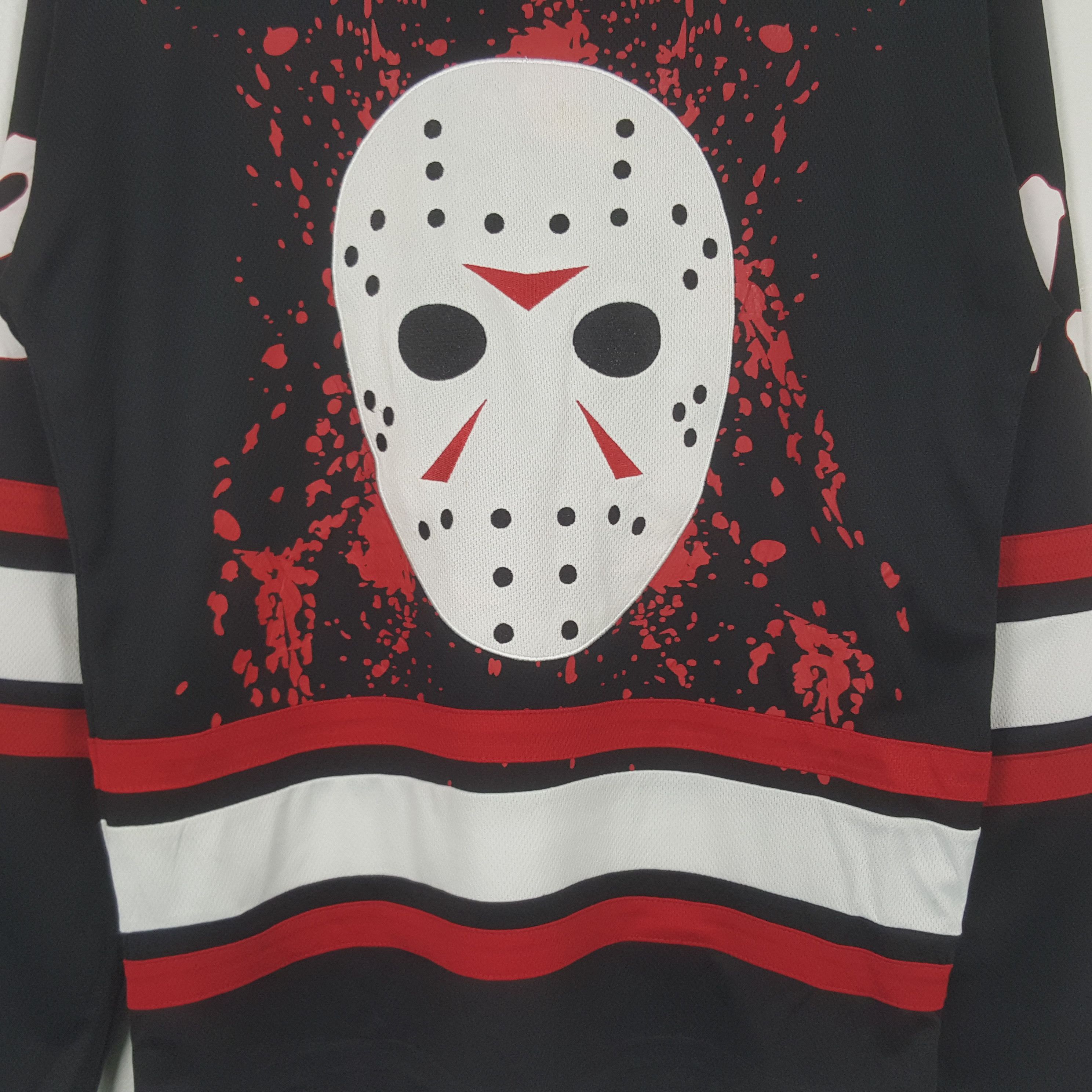 Vintage Vintage Voorhees Friday The 13th Horror Movie Jersey RR25 Size US M / EU 48-50 / 2 - 4 Thumbnail