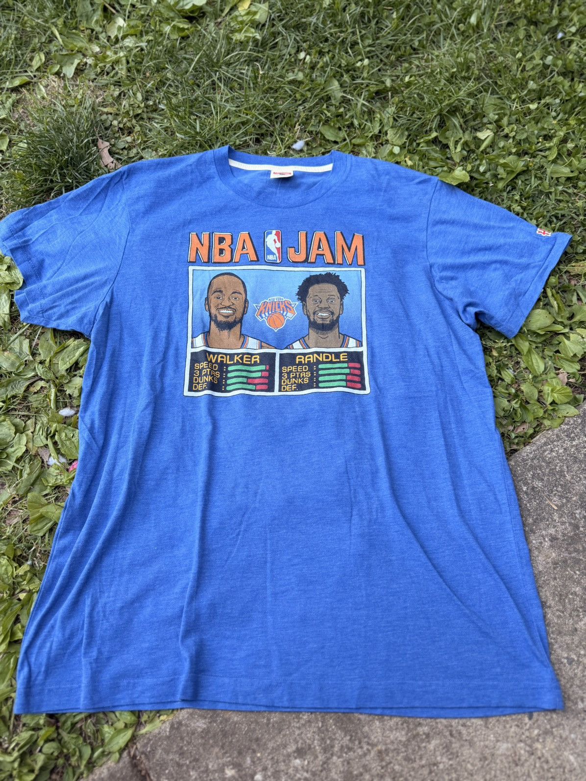 VTG NBA JAM Knicks Walker & Randle tee Size XL