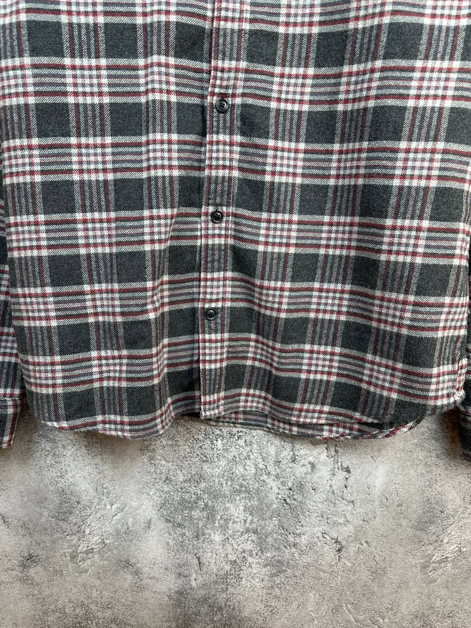 Allsaints AllSaints Gaines Brushed Flannel Shirt Check Ramskull Grunge Size US L / EU 52-54 / 3 - 7 Thumbnail