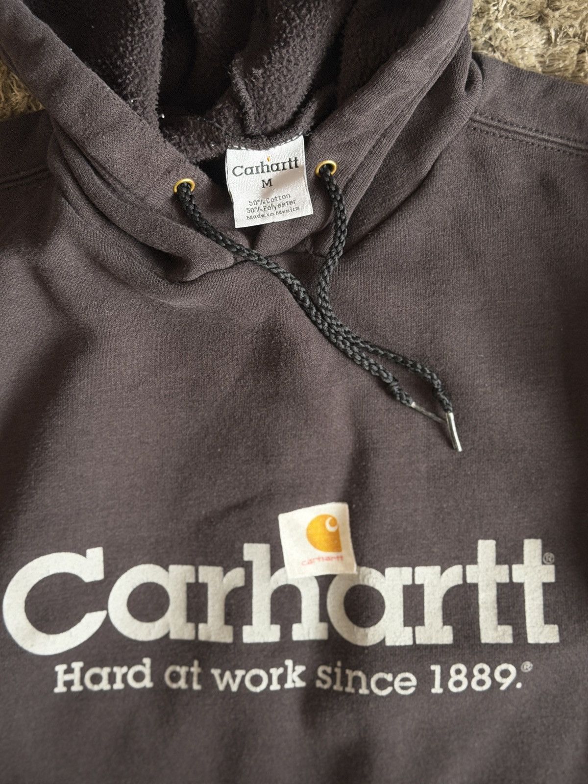 Carhartt Carhartt 2007 WIP Workwear Hoodie Sweatshirt Mens M Black Size US M / EU 48-50 / 2 - 2 Thumbnail
