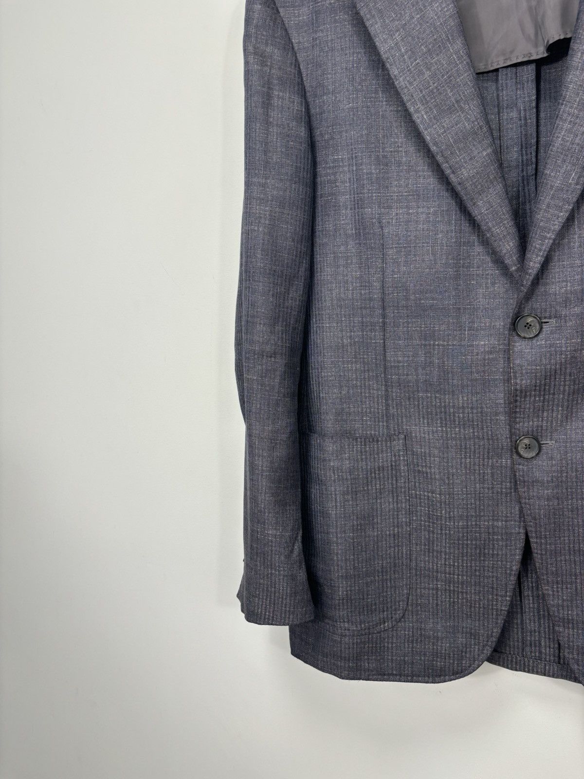 Canali Canali 1934 Kei Men’s Rare Wool Silk Linen Blazer Jacket Size 40R - 7 Thumbnail