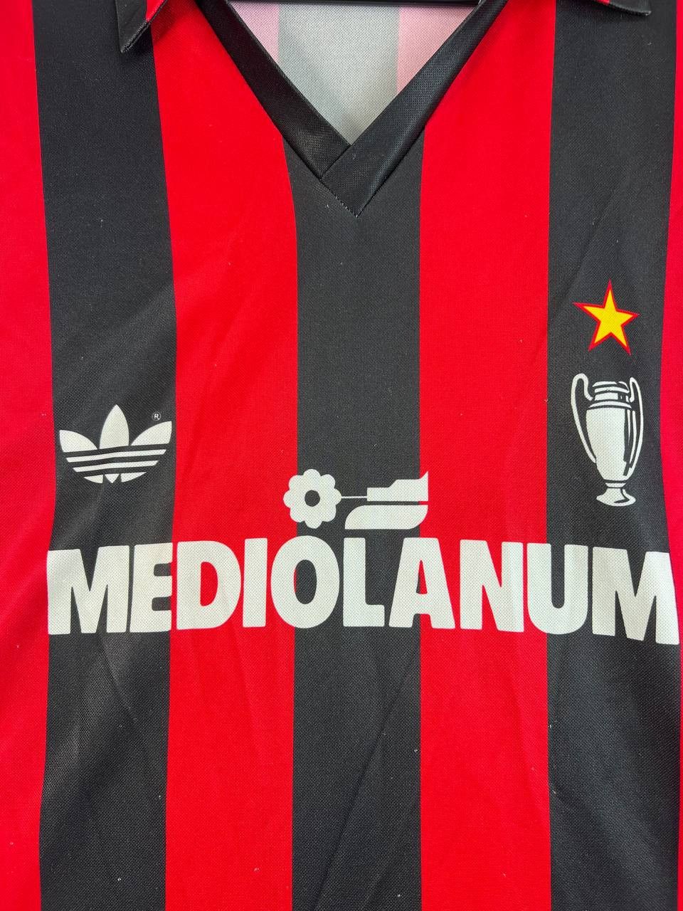 Adidas AC MILAN 1990 1991 HOME JERSEY ADIDAS MEDIOLANUM Size L Size US L / EU 52-54 / 3 - 2 Thumbnail