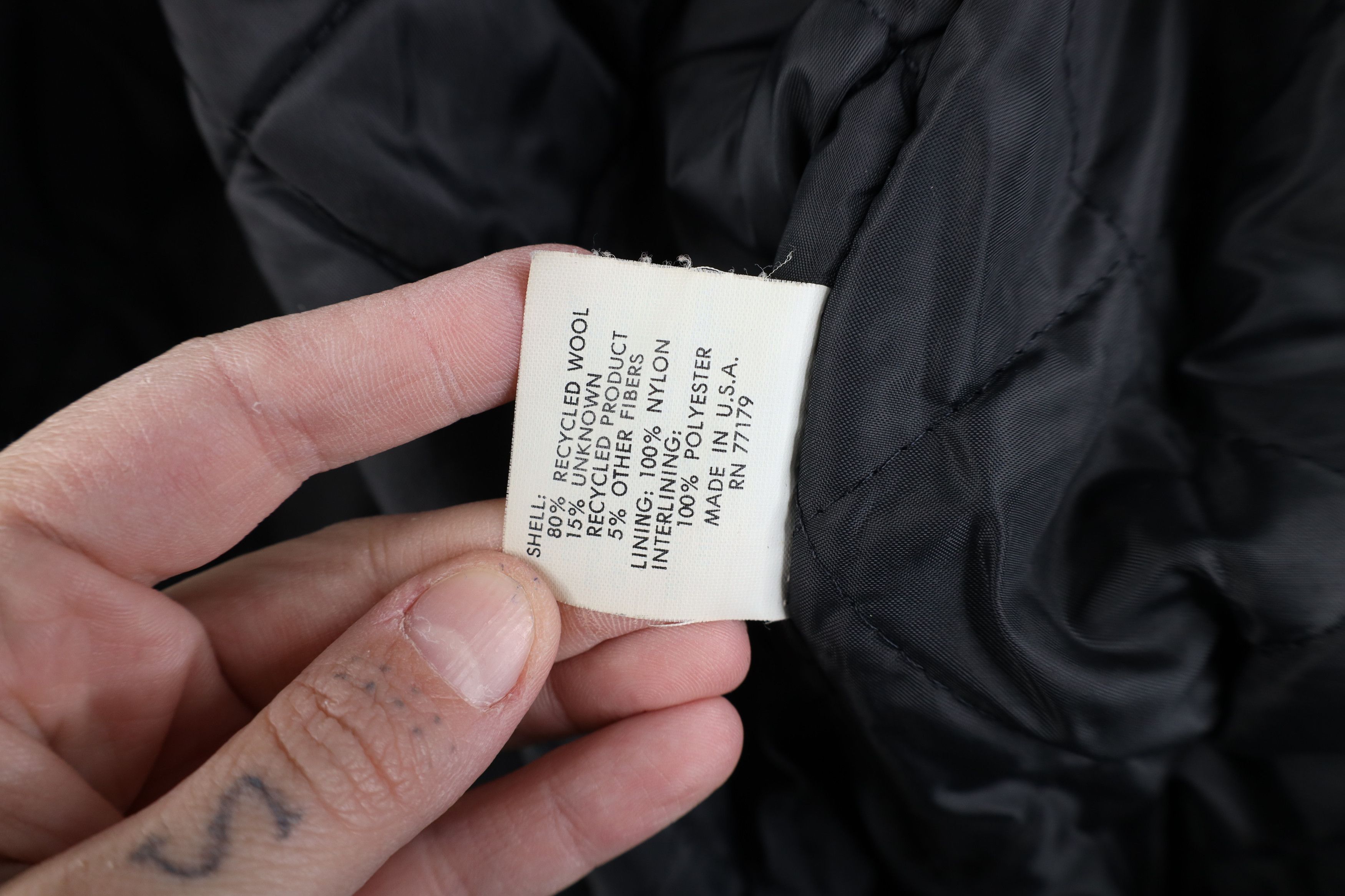 Vintage Vintage 90s Streetwear Oil Field Wool Leather Varsity Jacket Size US XL / EU 56 / 4 - 11 Thumbnail