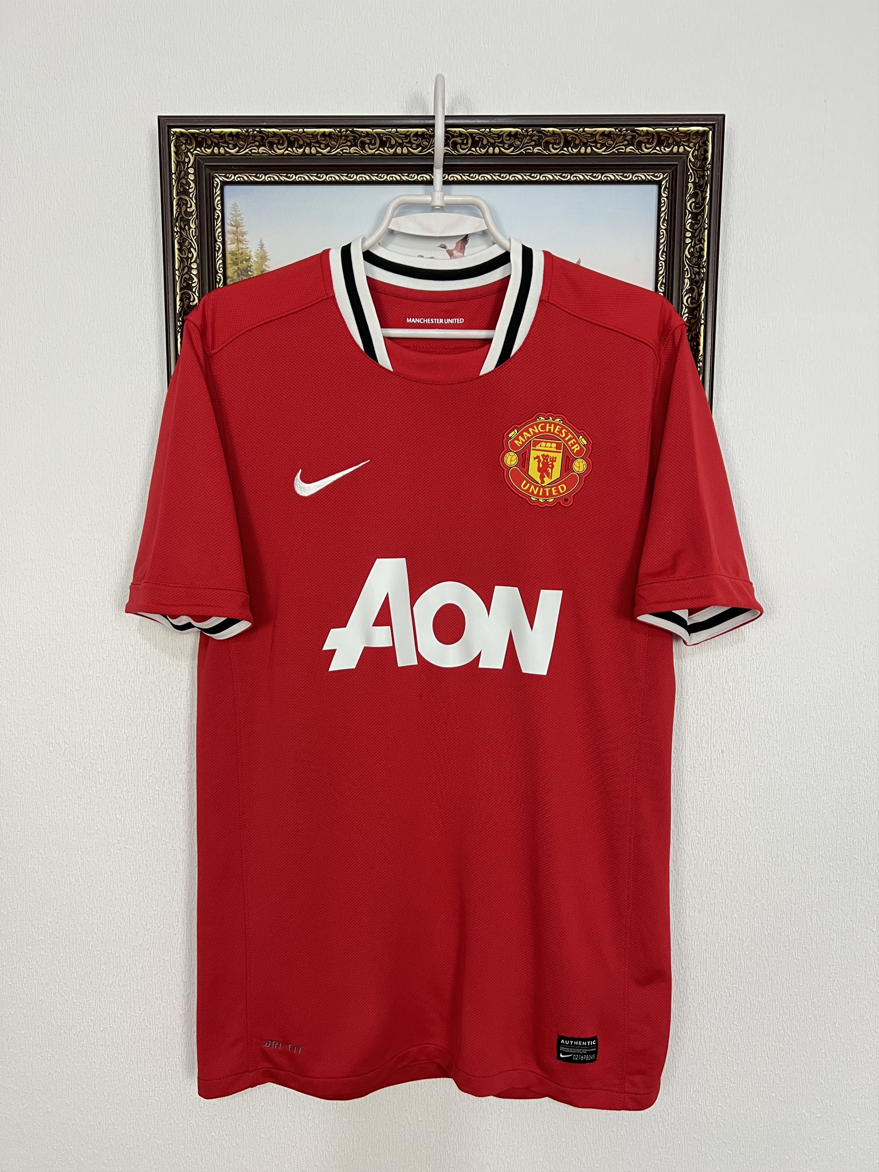 Nike Manchester United Home football shirt Soccer Jersey Trikot Size US M / EU 48-50 / 2 - 1 Thumbnail