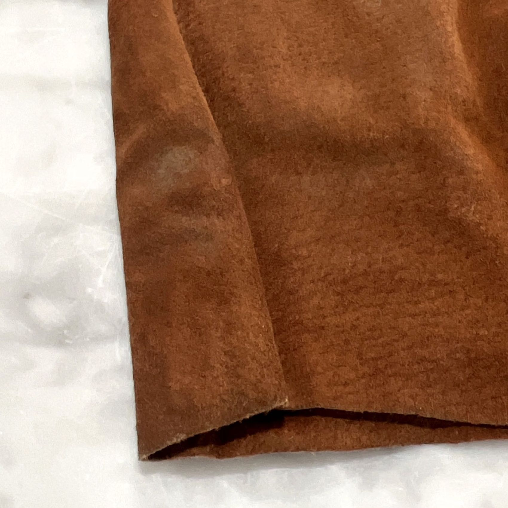 Rusty VINTAGE Lew Magram Leather Pants Women’s 8 Rusty Brown Lined Straight Inseam 30 in High Rise Brown Regular Womens Size 30" / US 8 / IT 44 - 7 Thumbnail