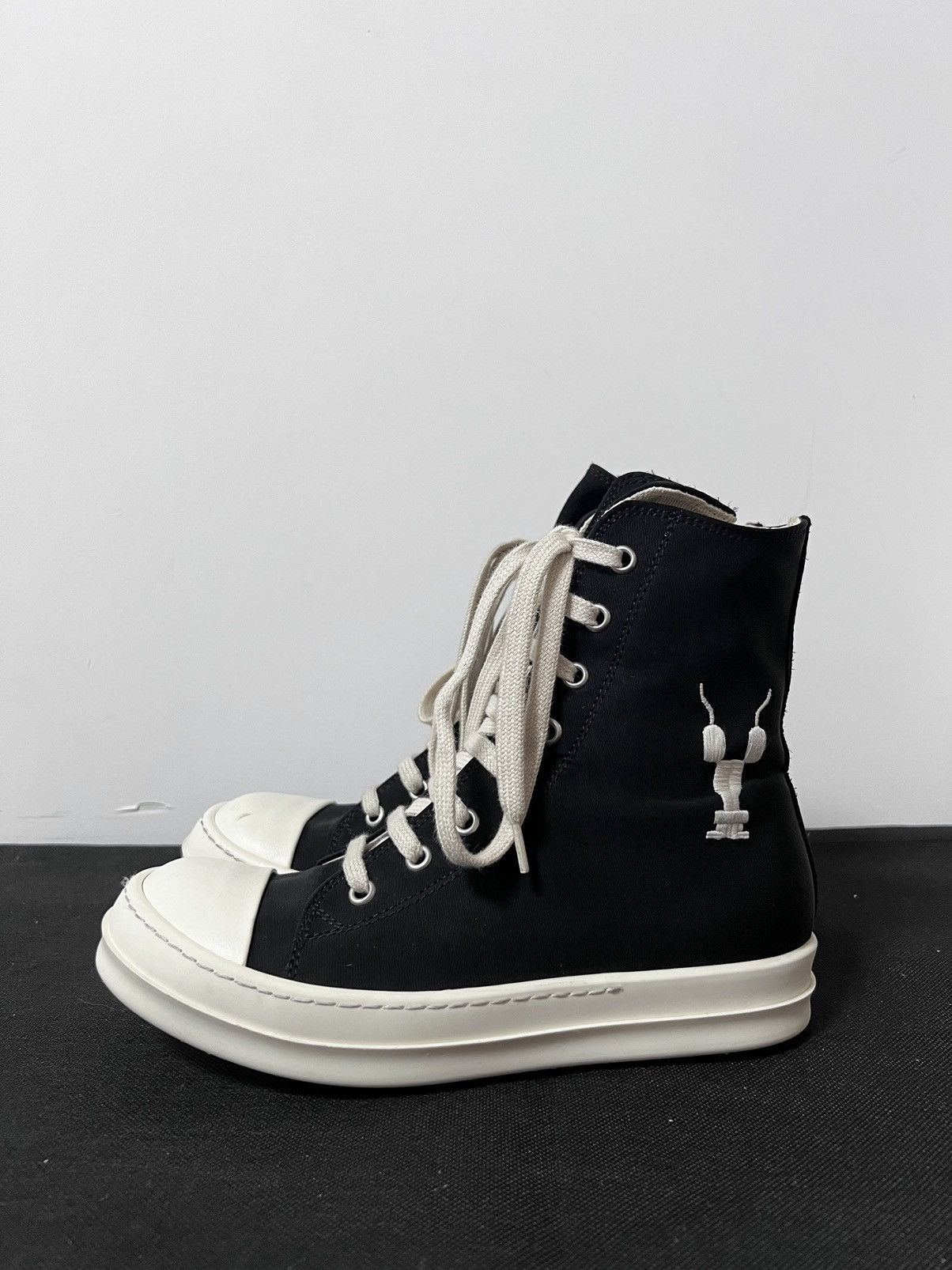Rick Owens Drkshdw Rick owens drkshdw ramones high top sneakers Size US 6.5 / IT 36.5 - 2 Thumbnail