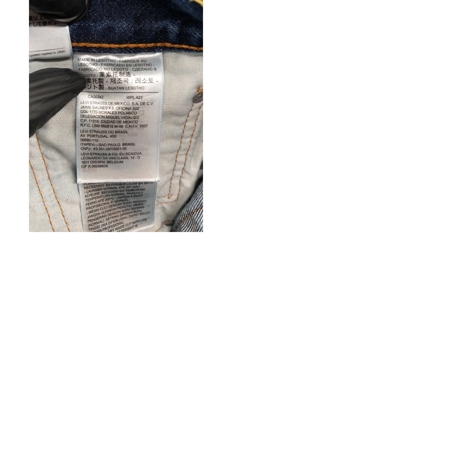 Levi's Levi's 505 Straight Jeans Size 38x30 Mens Mid Rise Medium Wash Blue Size US 38 / EU 54 - 9 Thumbnail