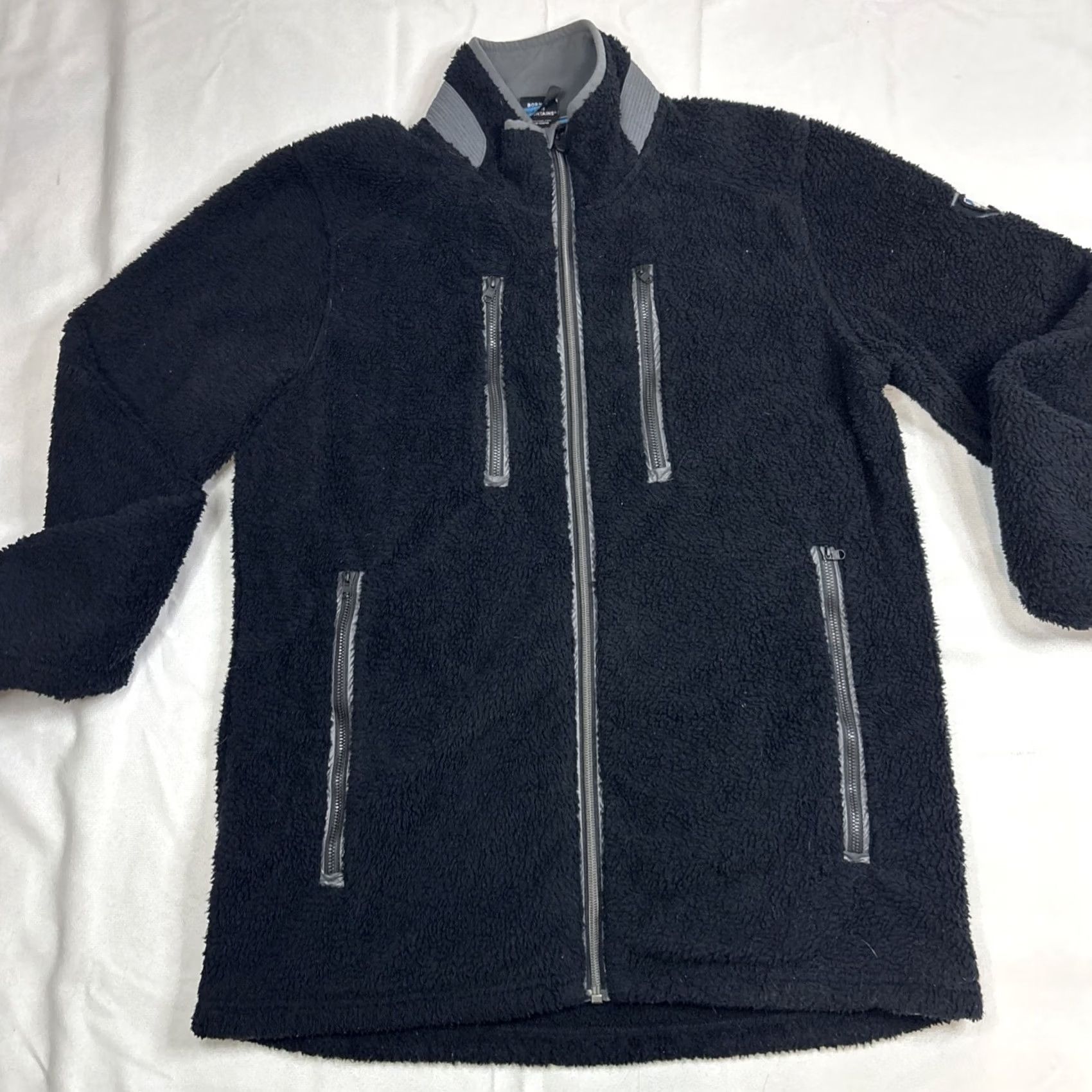 Vintage Kuhl Skata Sherpa Jacket Coat Men Sz M Zip Details Collared Black Gunmetal Regular Jacket Insulated Brocade? Size US M / EU 48-50 / 2 - 3 Thumbnail