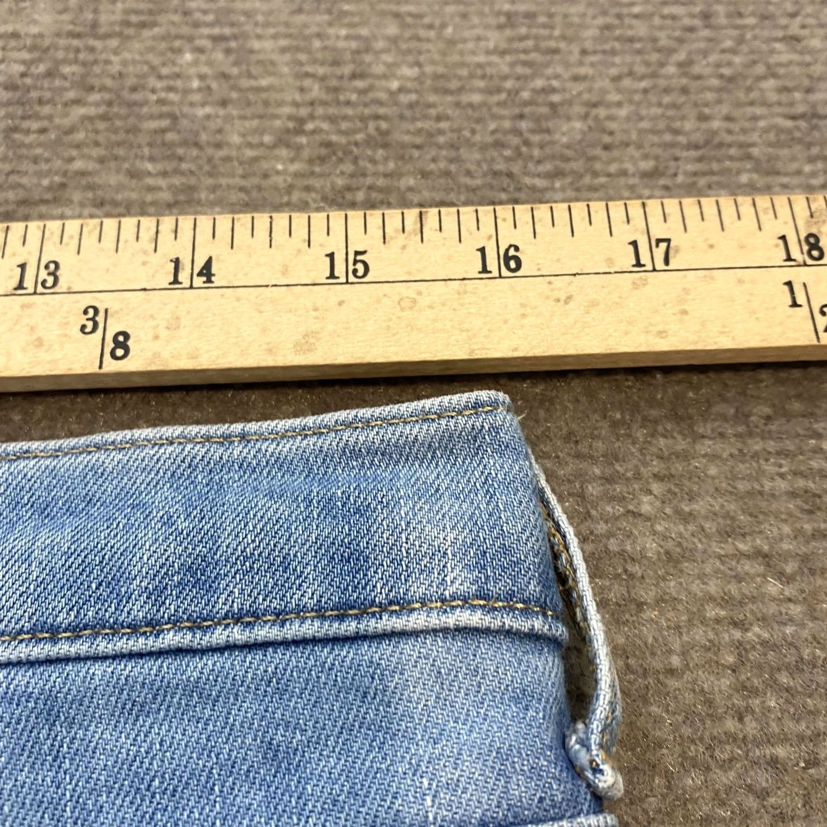 Everlane Everlane Jeans Womens 29 Regular Light Blue Denim Stretch Skinny High Rise Jeans Size 29" - 7 Thumbnail