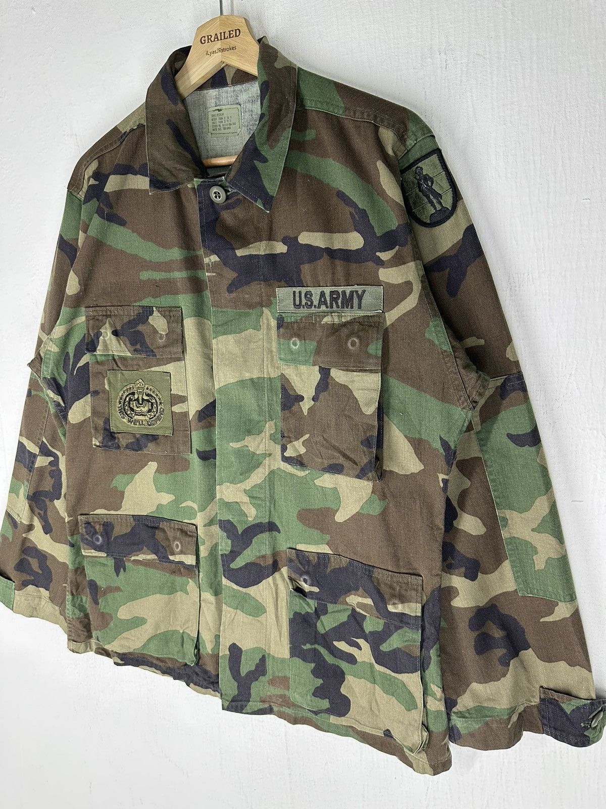 Toyo Enterprises Vintage US ARMY This Well Ocfend Camo Jacket Size US M / EU 48-50 / 2 - 2 Thumbnail