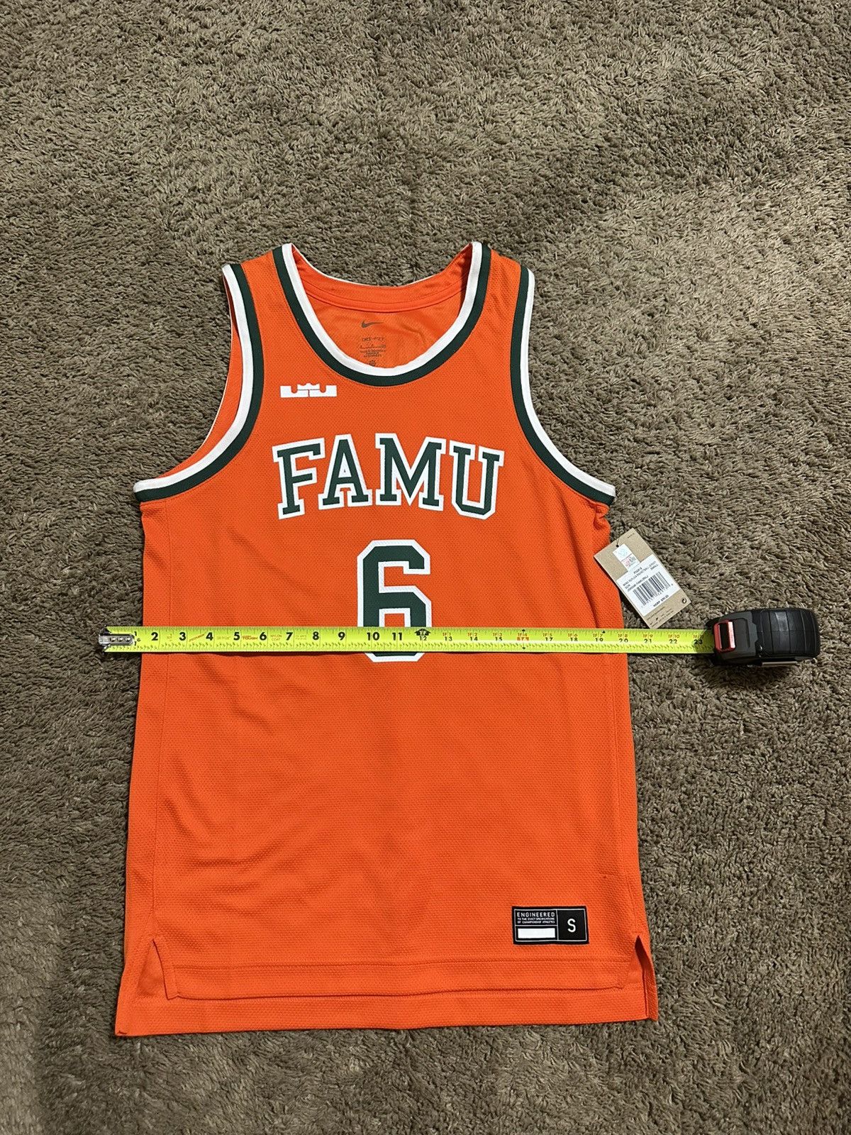 Nike × Vintage Vintage Nike HBCU FAMU A&M jersey 00s size small Size US S / EU 44-46 / 1 - 7 Thumbnail