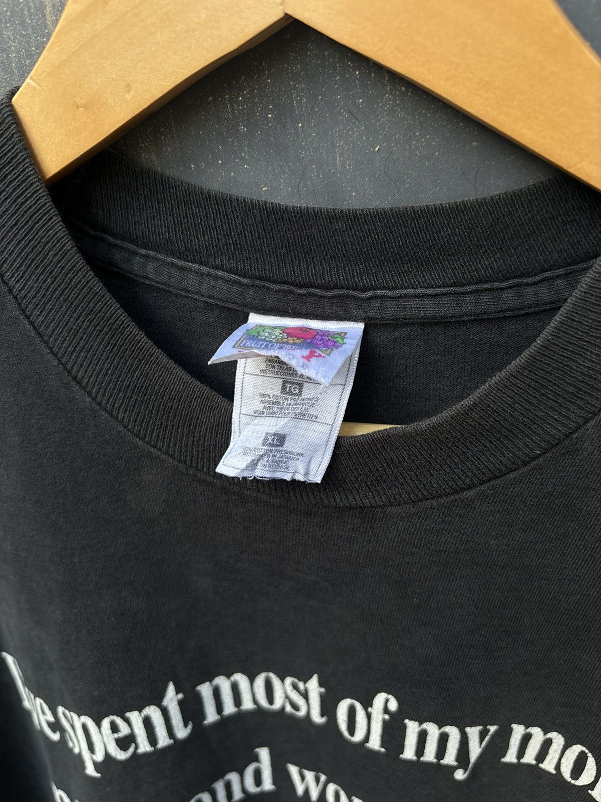 Vintage RARE! Vintage 90’s Wine And Woman Parody Wording Faded Size US XL / EU 56 / 4 - 6 Thumbnail