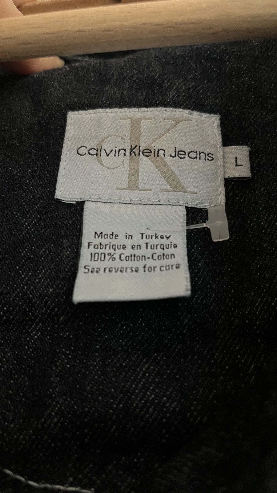 Calvin Klein Calvin Klein Jeans Dark Wash Coat Size L / US 10 / IT 46 - 4 Thumbnail