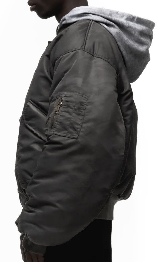 No Faith Studios No/Faith Studios Reversible Waffle Bomber Jacket Dunkelgrau Size US M / EU 48-50 / 2 - 7 Thumbnail