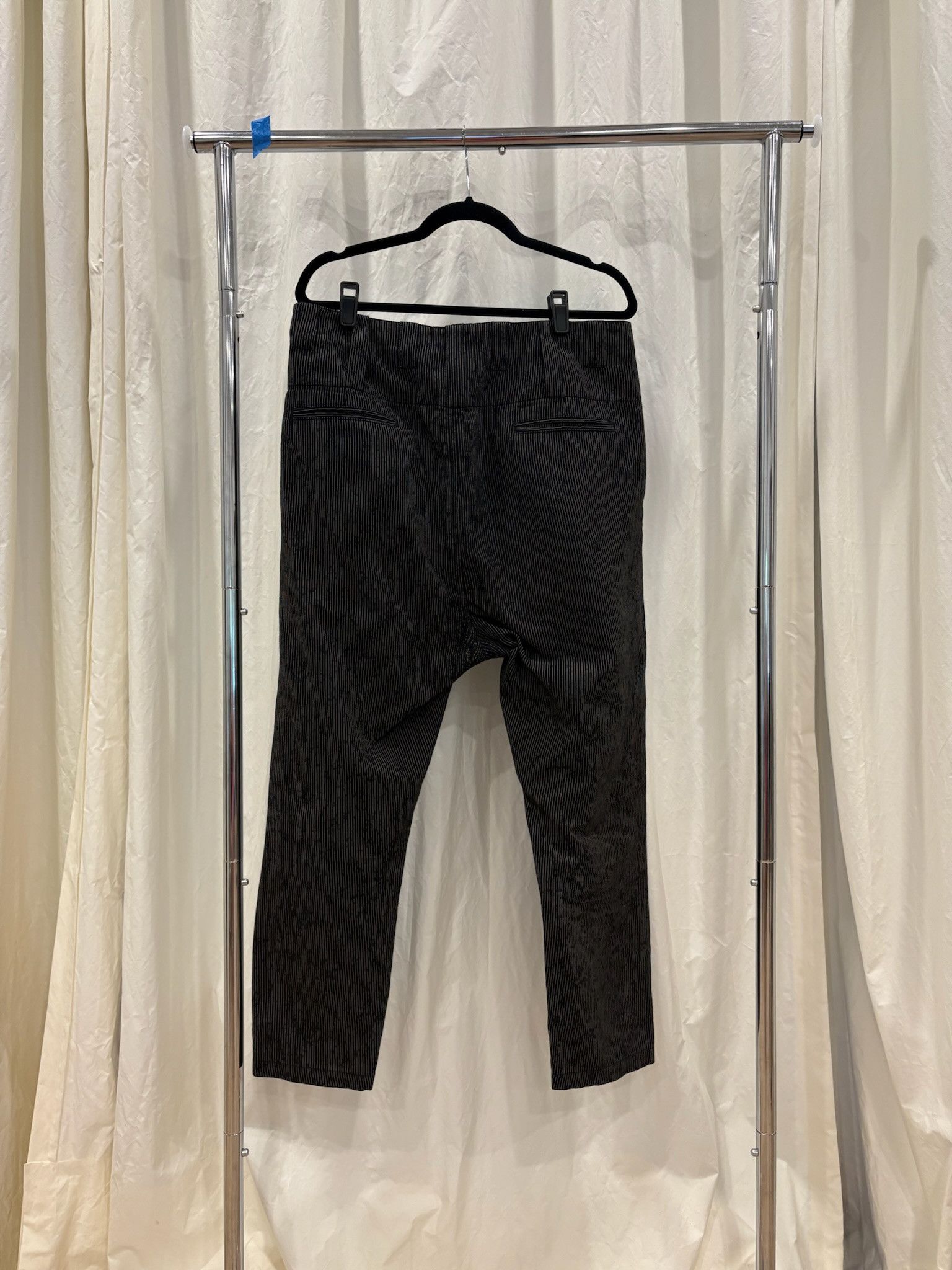 Ann Demeulemeester Ann Demeulemeester Pinstripe Tapered Trousers - Size L Size US 34 / EU 50 - 3 Thumbnail