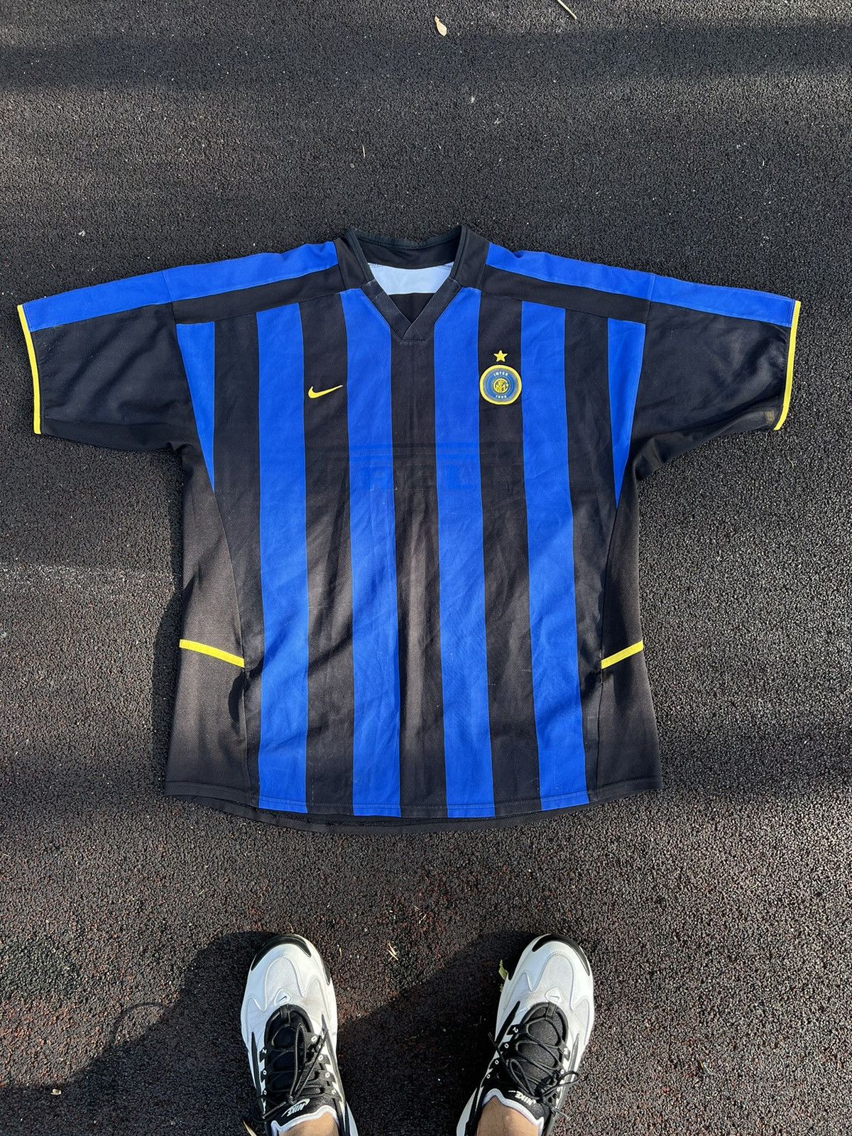 🔵⚫️Nike Inter Milan 2002 2003 Home Jersey