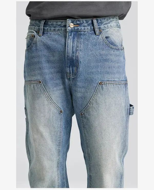 VIBE skate hiphop faded carpenter cargo jeans Size US 30 / EU 46 - 2 Thumbnail