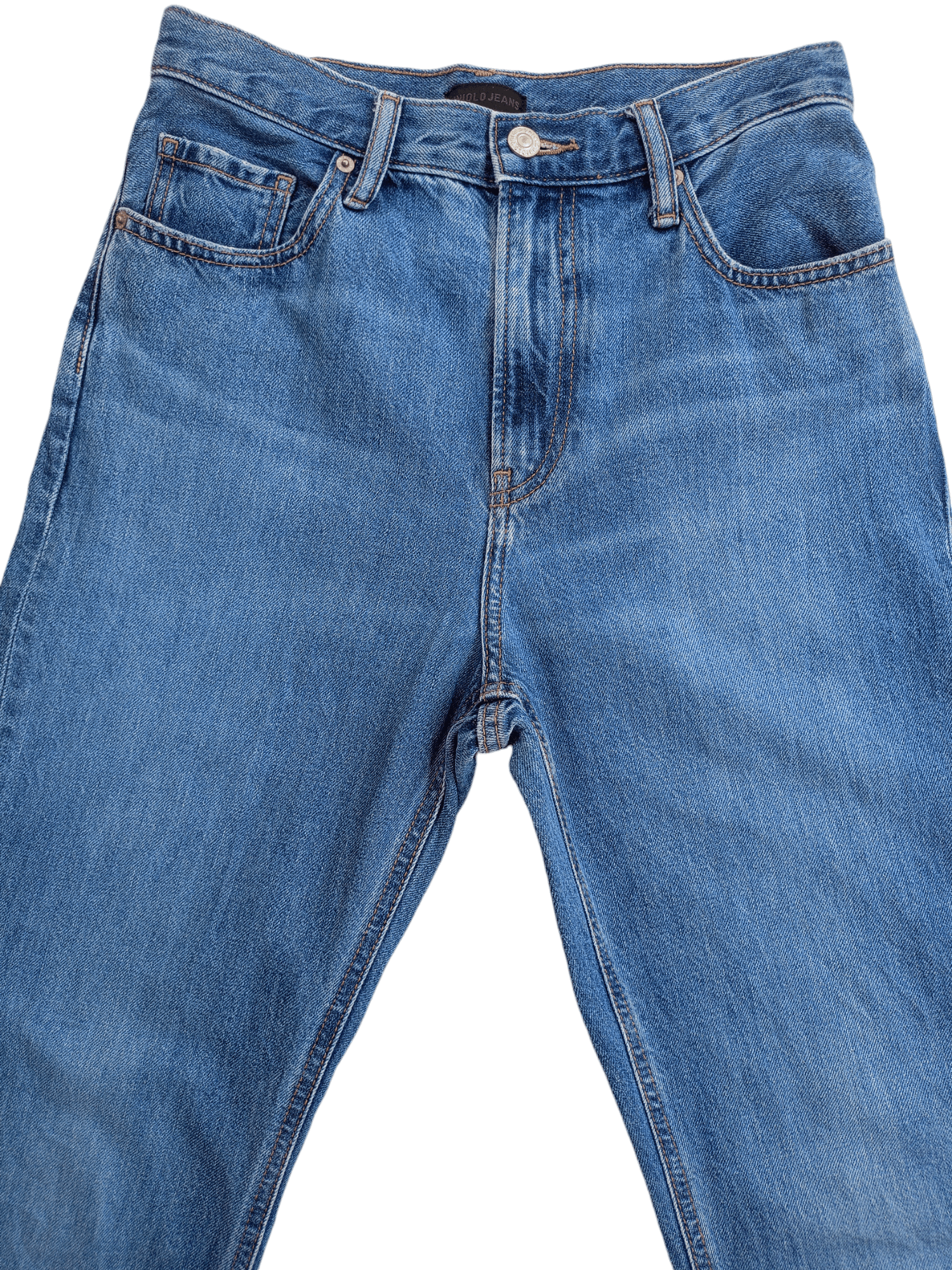 Kaihara Denim × Uniqlo × Vintage UNIQLO Regular Straight Cut Vintage Streetwear Denim Size US 27 - 2 Thumbnail