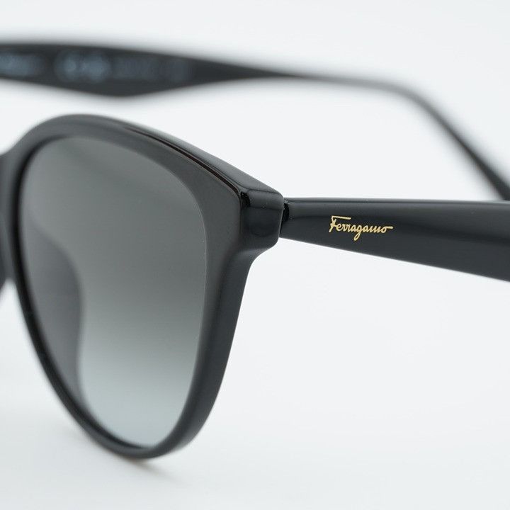 Salvatore Ferragamo SF1073S 001 Sunglasses Black Cat Eye display picture 2