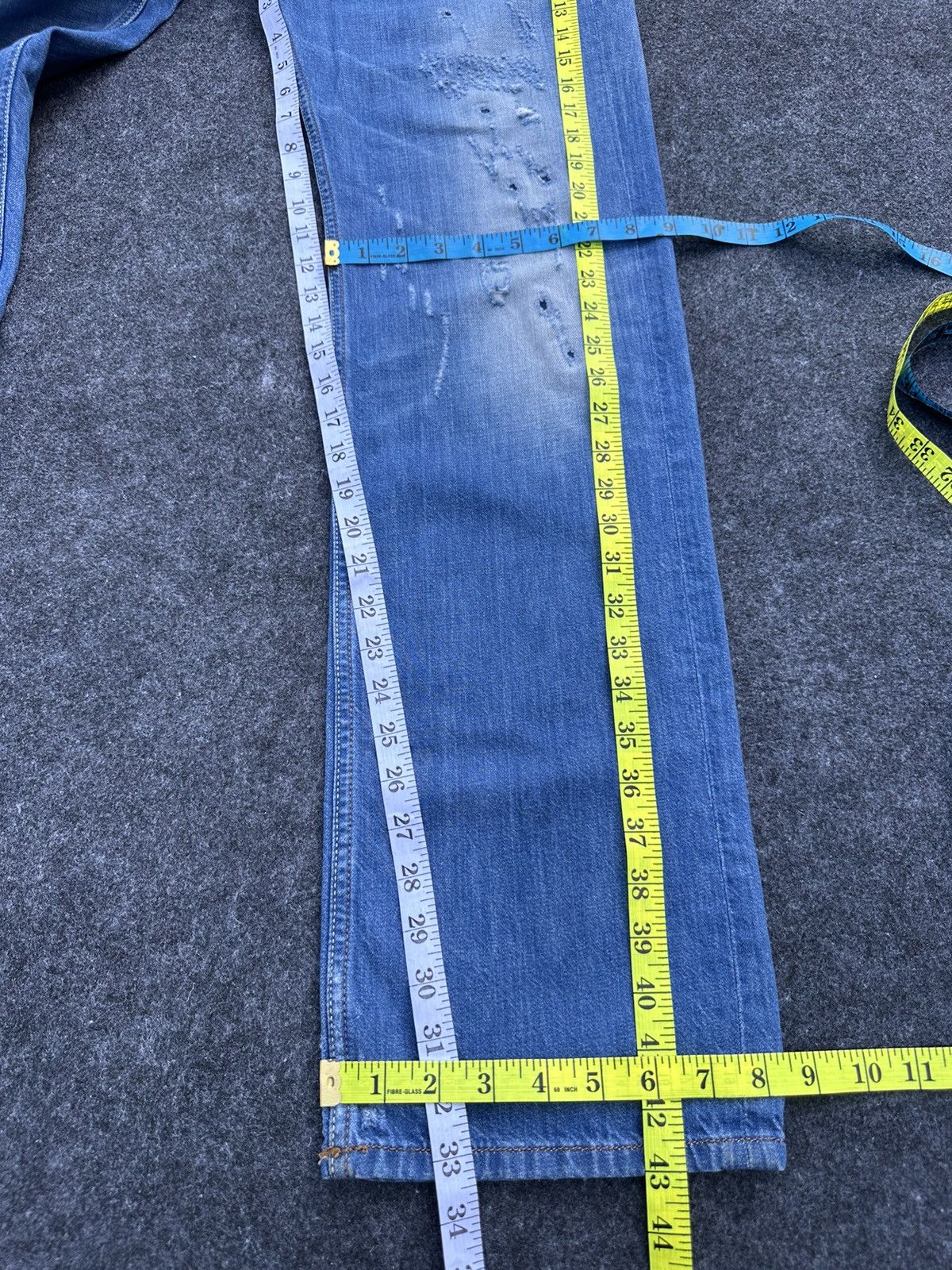 Diesel Vintage Diesel Industries Washed Denim 31x33 D48 Size US 31 - 8 Thumbnail