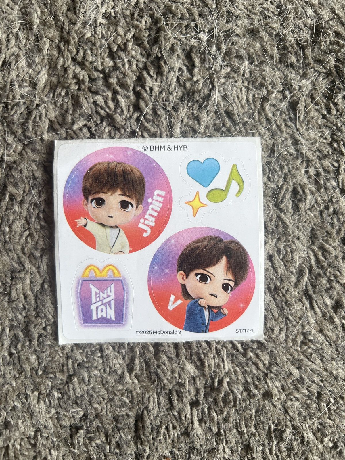 Hypebeast 2025 McDonald’s TinyTAN Sticker Size ONE SIZE - 1 Thumbnail