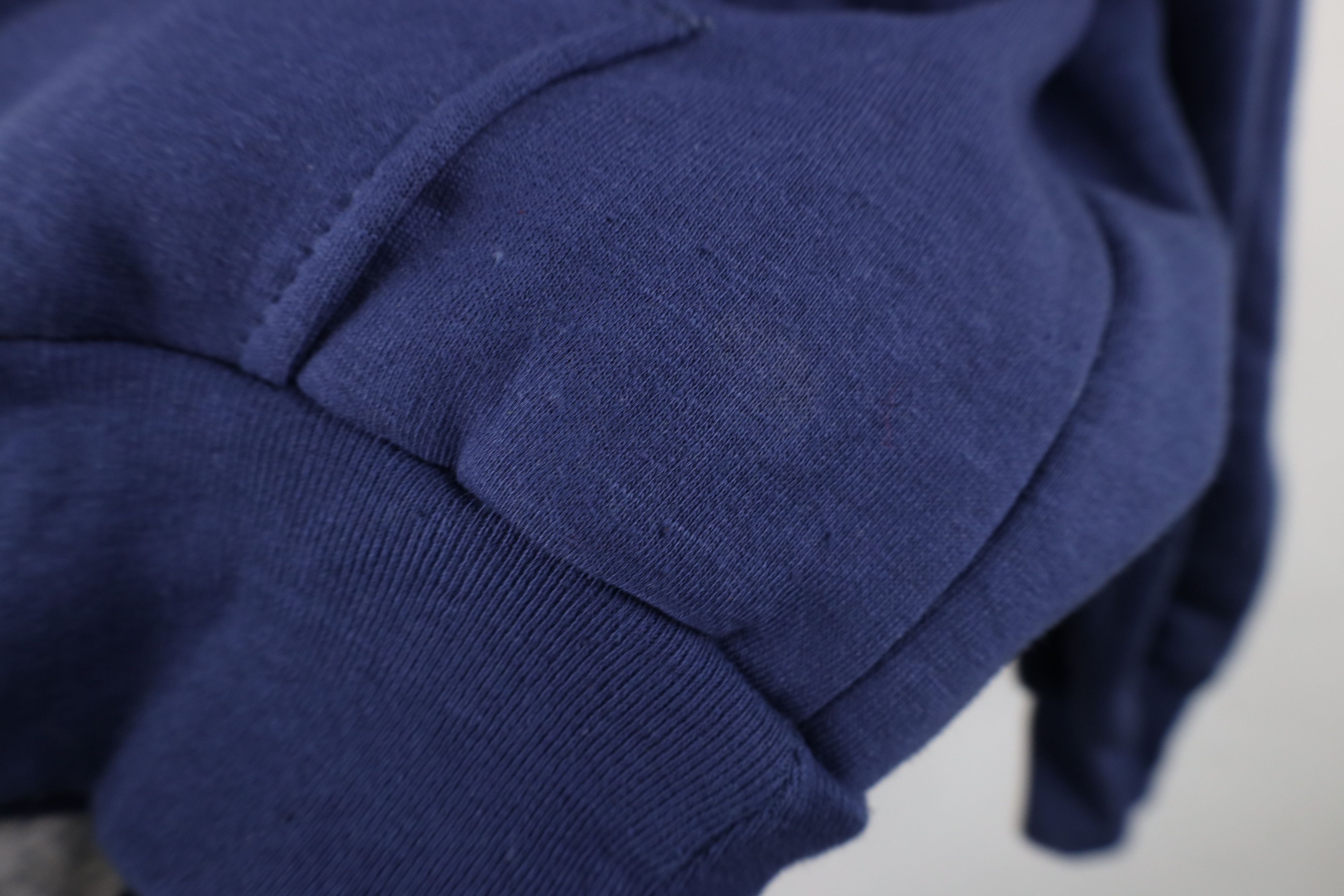 Vintage Vintage 90s Thermal Waffle Knit Lined Hoodie Sweatshirt Size US XL / EU 56 / 4 - 5 Thumbnail