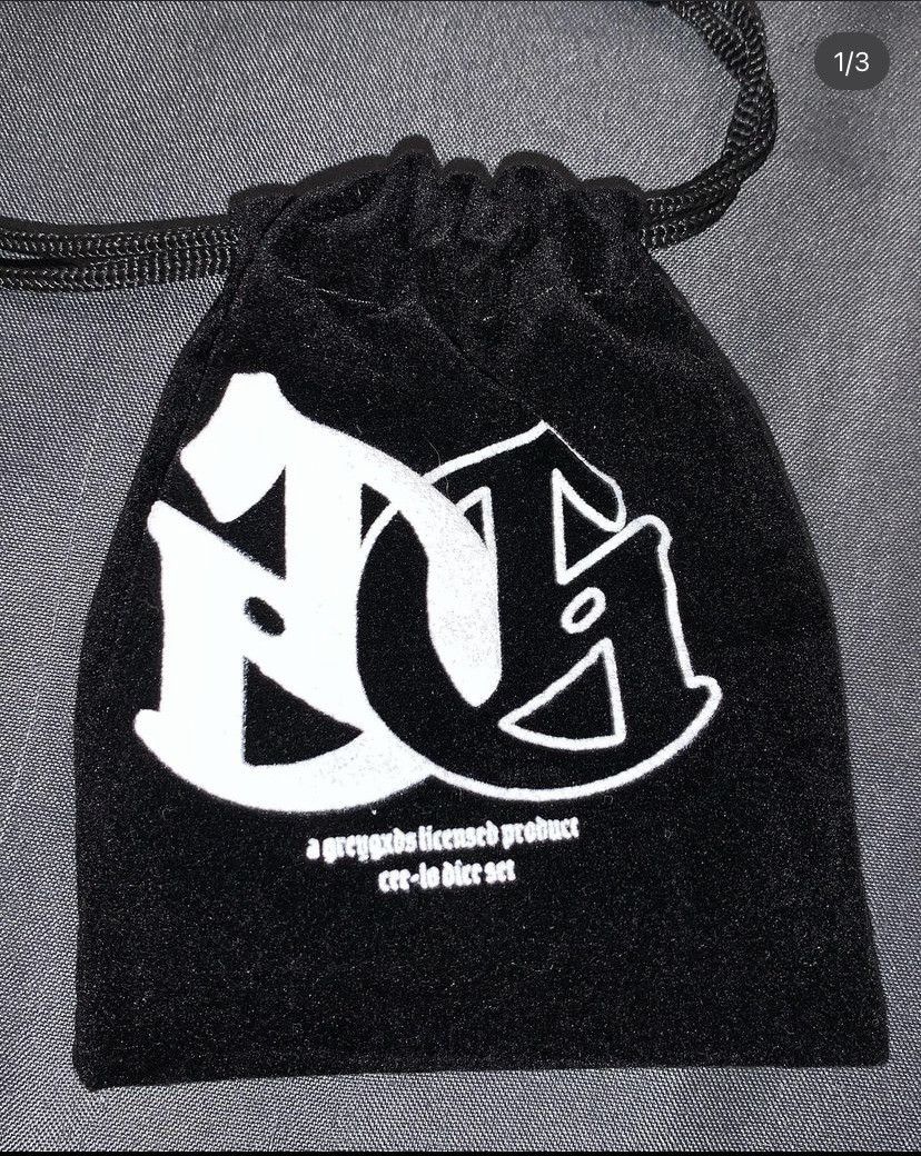 image of G59 Records G59 Dice Set in Black, Men's