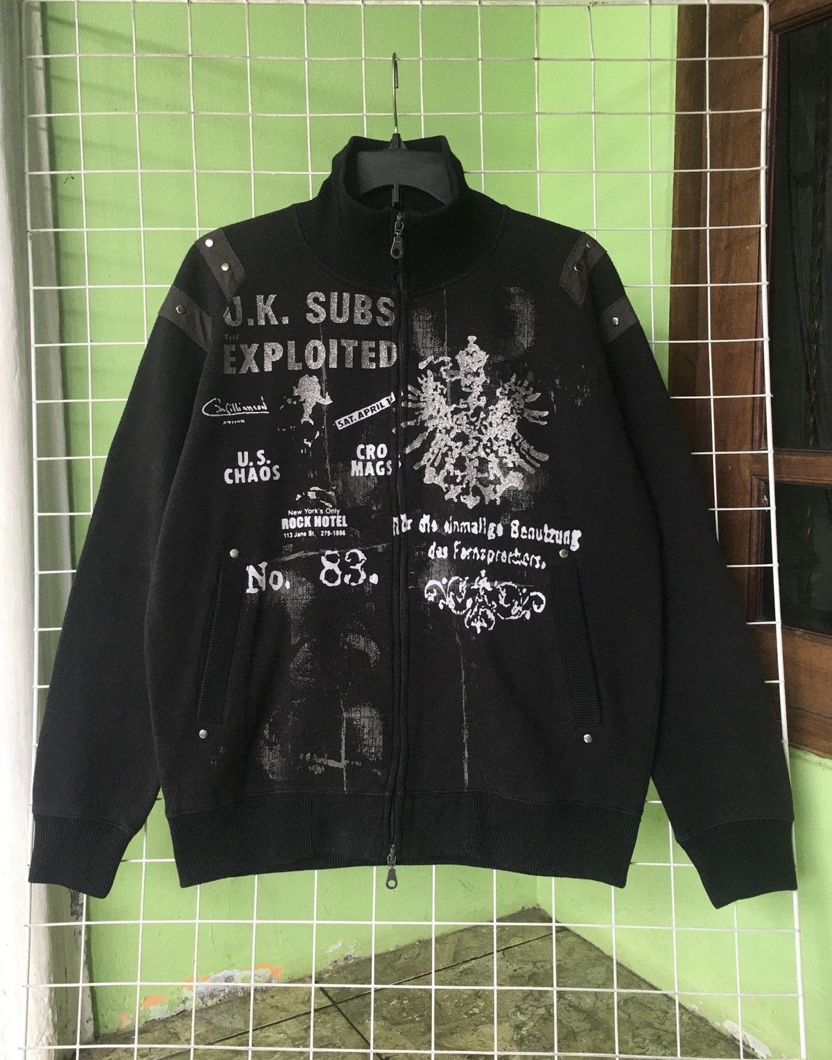 14th Addiction Center Clease Sweater Zip Punk , U.K Subs The exploited Size US M / EU 48-50 / 2 - 1 Thumbnail