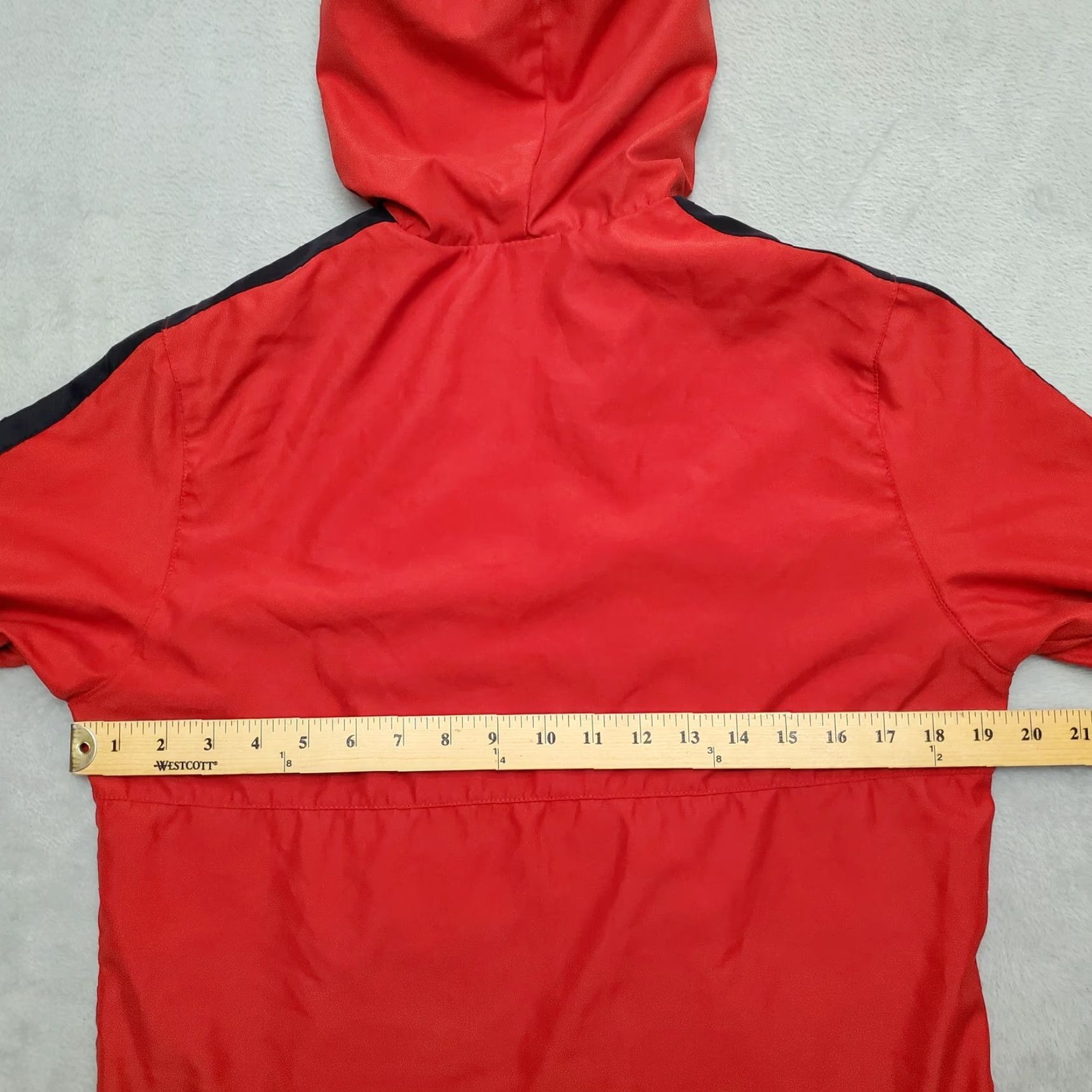 Nike VINTAGE Nike Hoodie Womens S Red Hooded Jacket Swoosh Logo Casual Outdoors Jacket Size S / US 4 / IT 40 - 7 Thumbnail