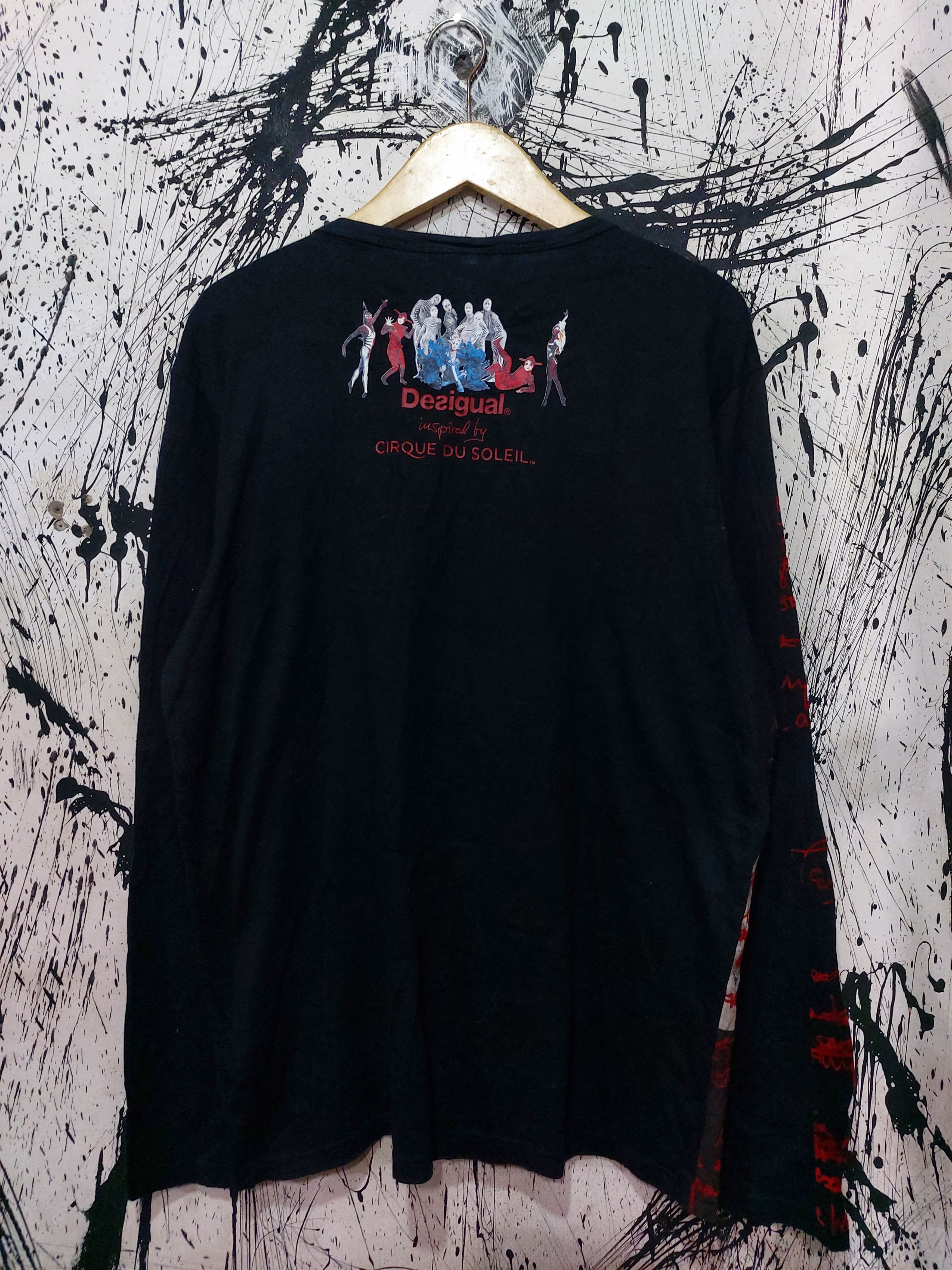Japanese Brand DESIGUAL INSPIRED BY CIRQUE DU SOLEIL LONGSLEVEE Size US XL / EU 56 / 4 - 4 Thumbnail