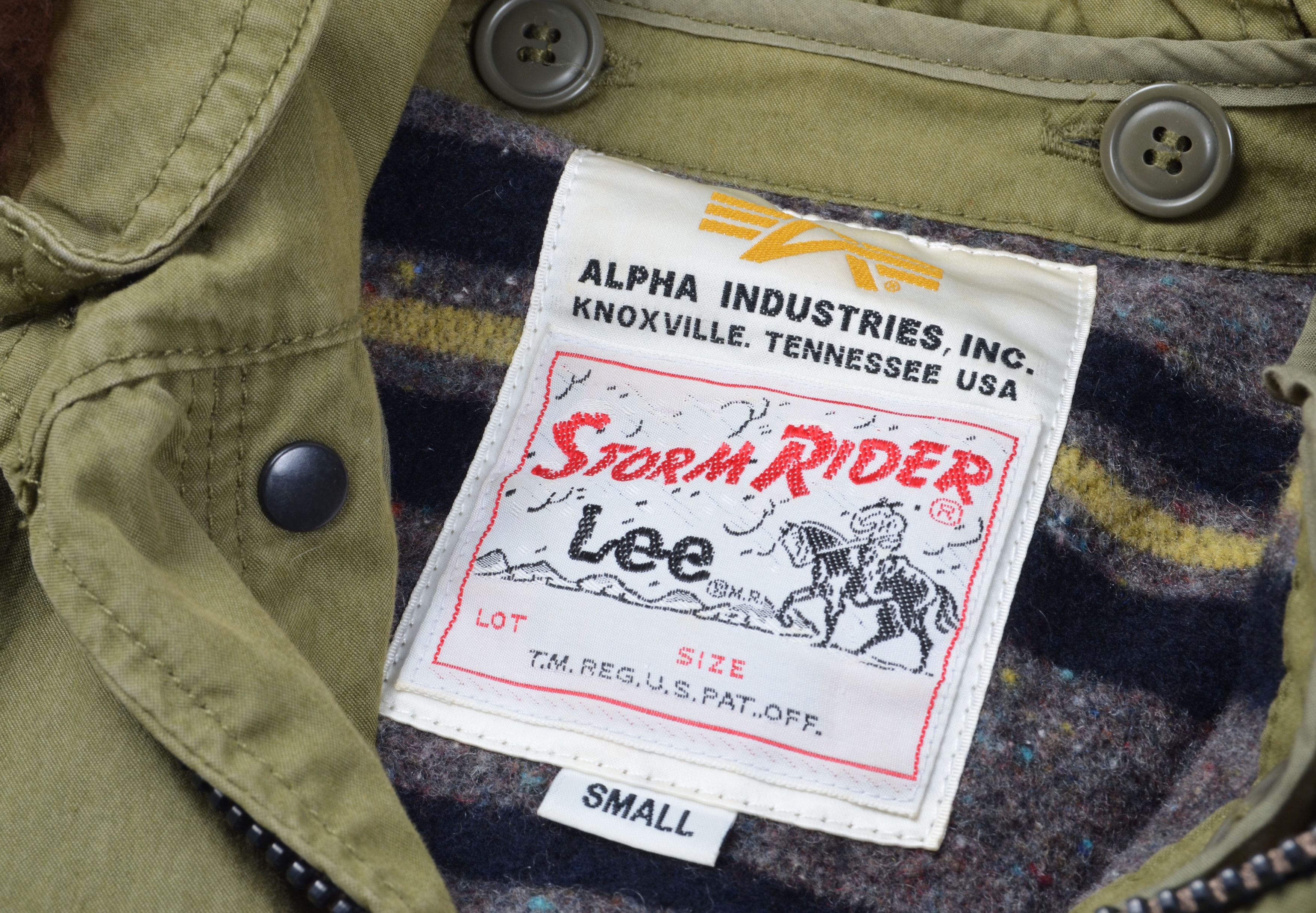 Alpha Industries Alpha Industries X Lee Khaki Strom Rider Fishtail Parka Size S / US 4 / IT 40 - 8 Thumbnail