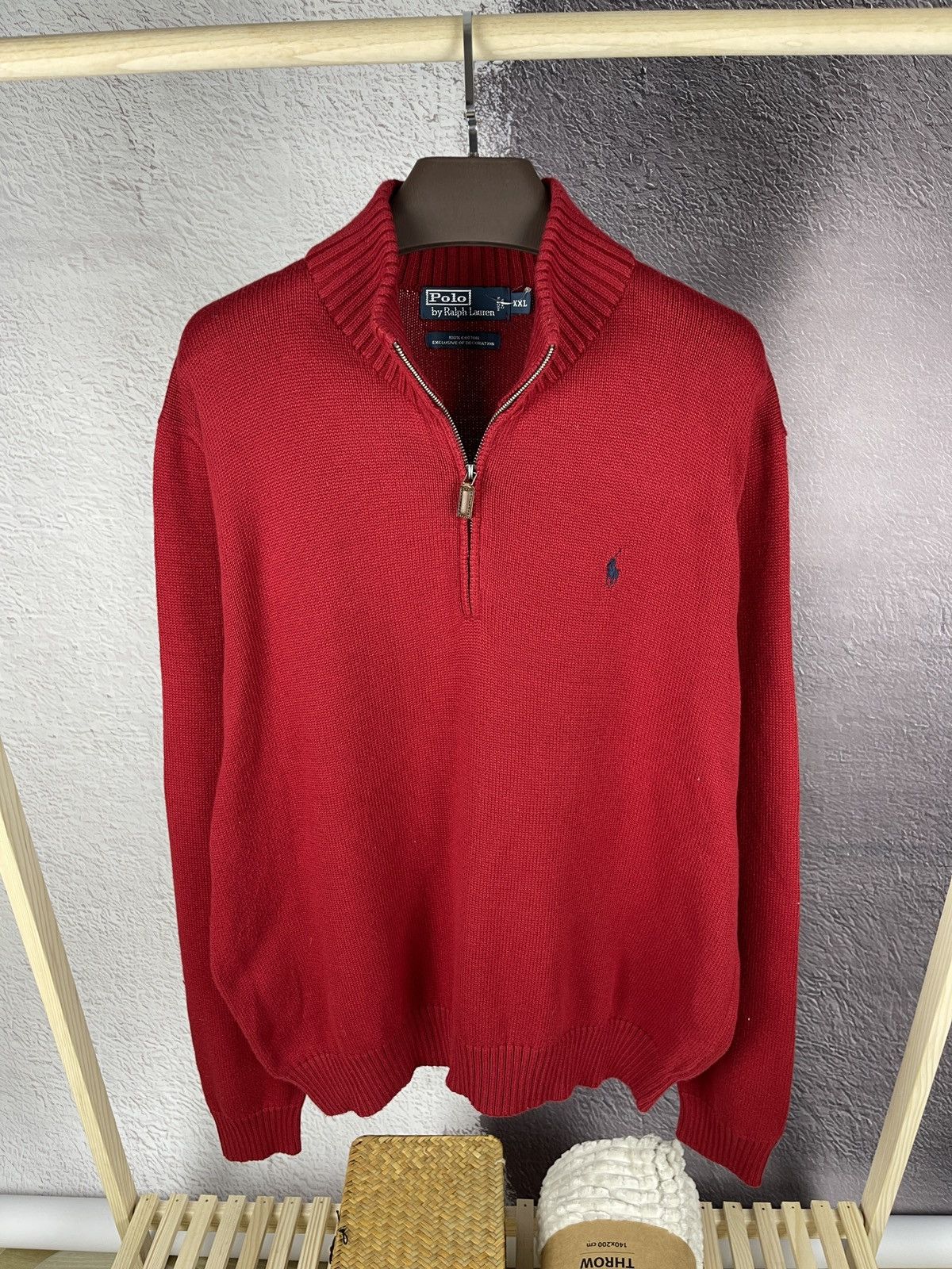 Polo Ralph Lauren Polo Ralph Lauren vintage 1/2 zip knitted sweater pullover Size US XXL / EU 58 / 5 - 2 Thumbnail