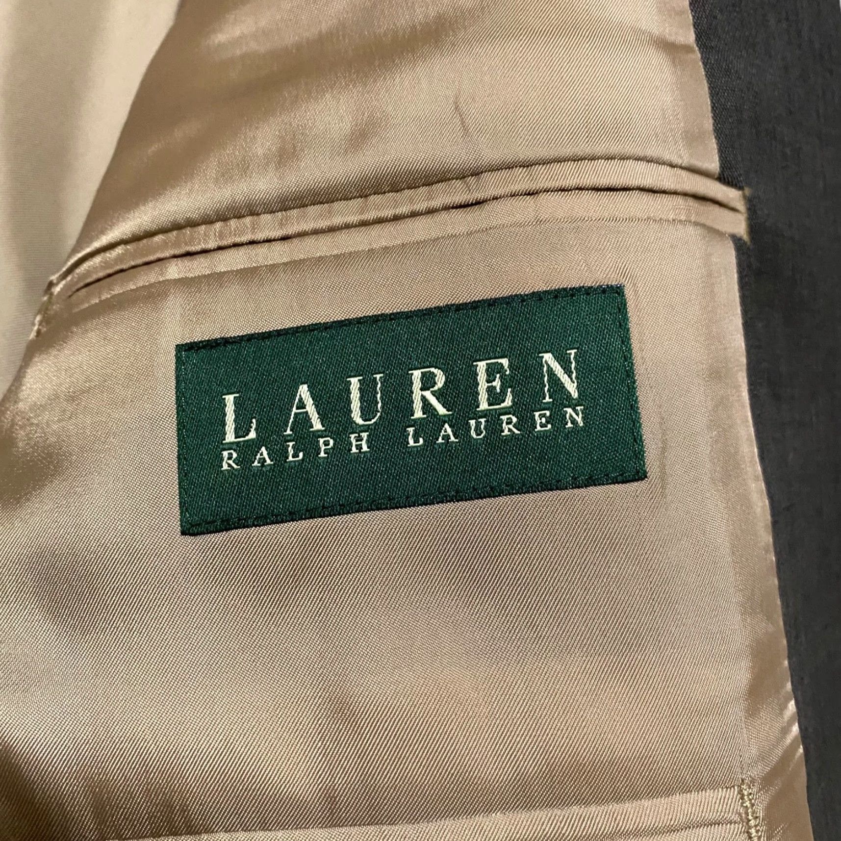 Ralph Lauren Lauren Ralph Lauren Blazer Mens 44 Long Wool 2 Button Notch Gray Solid Size US XXL / EU 58 / 5 - 3 Thumbnail