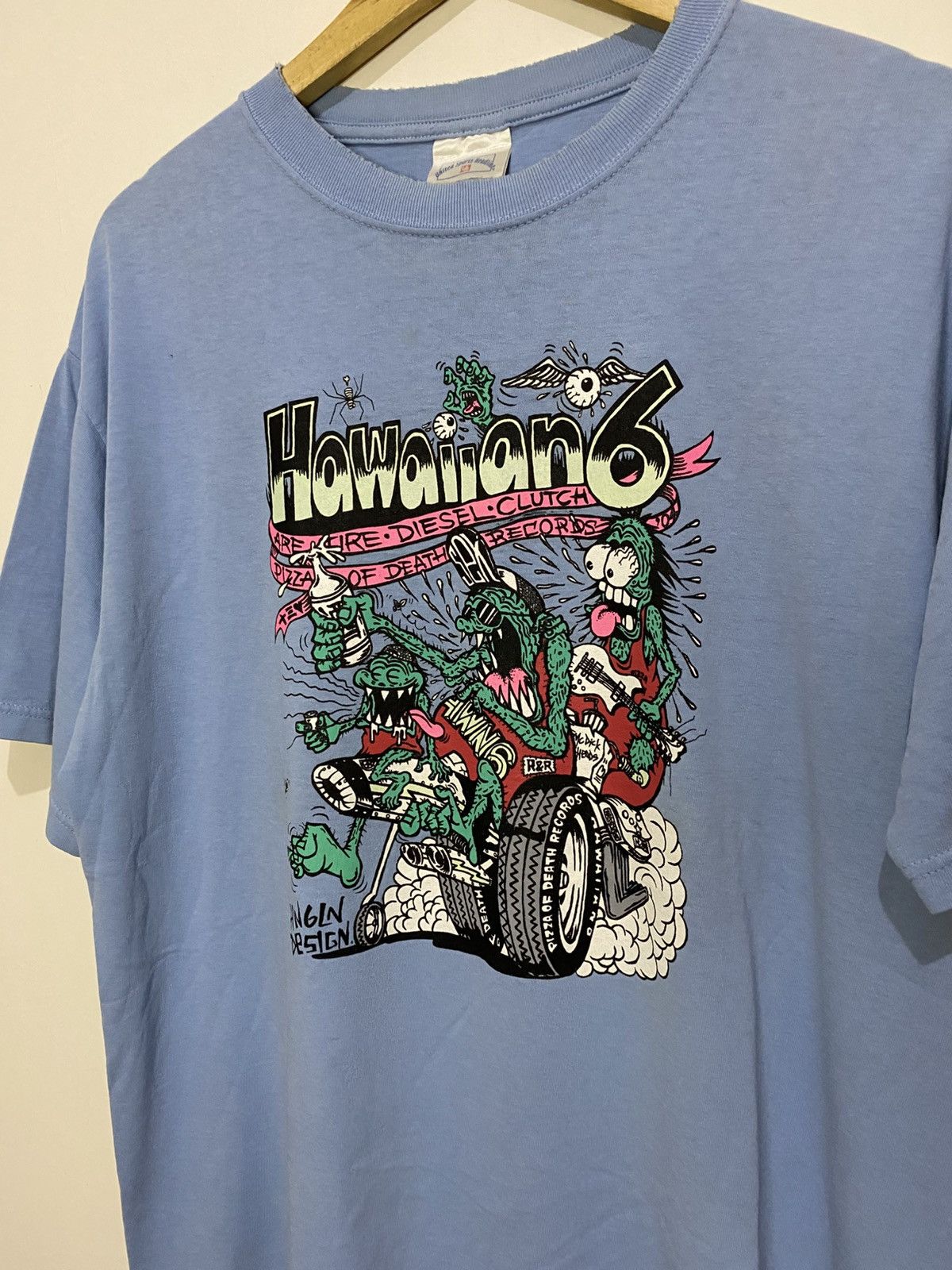 Band Tees × Vintage PIZZA OF DEATH Hawaiian 6 Size US XL / EU 56 / 4 - 3 Thumbnail