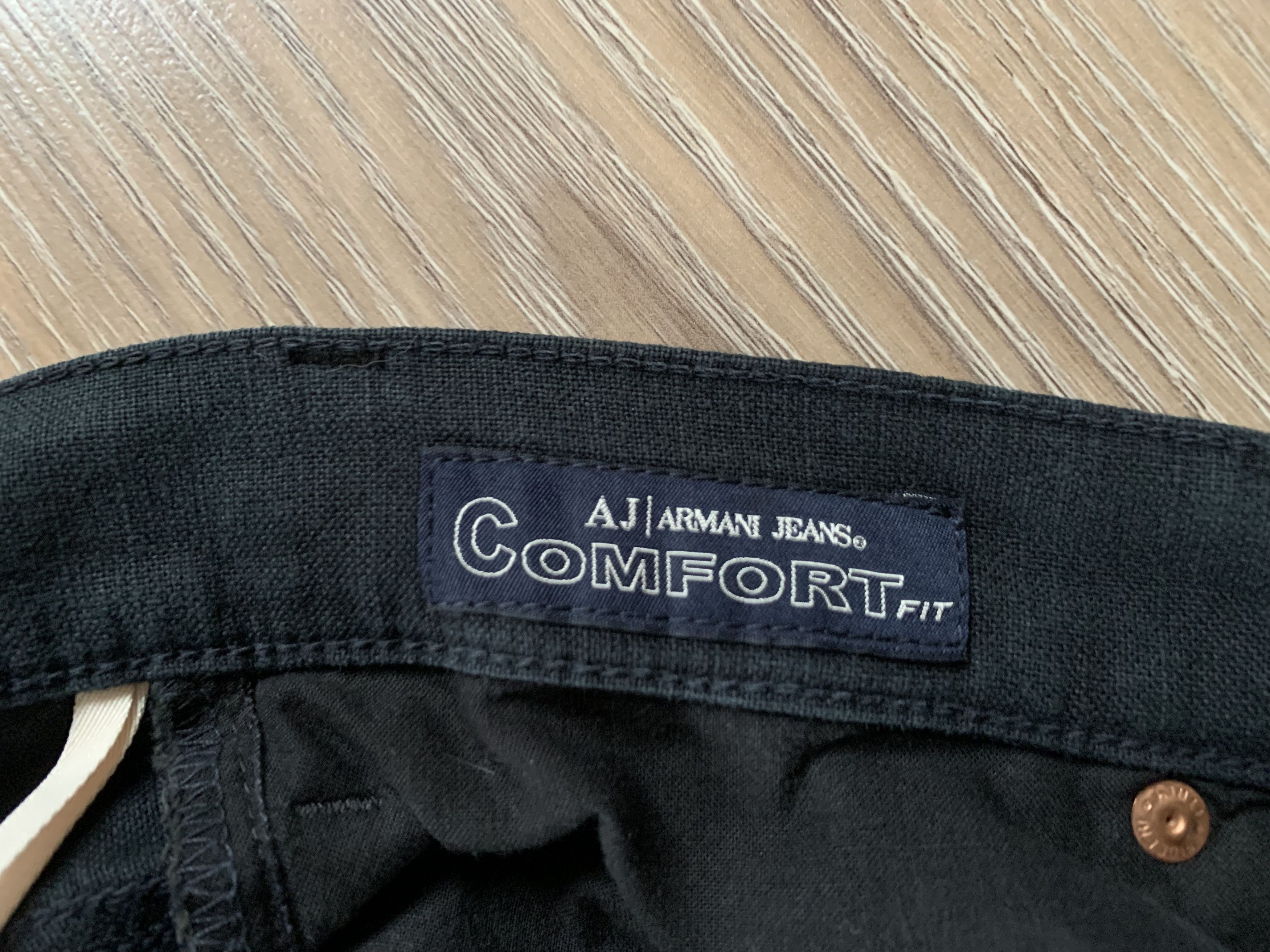 Giorgio Armani × Vintage Vintage Armani Linen Black Casual Pants Size US 32 / EU 48 - 11 Thumbnail