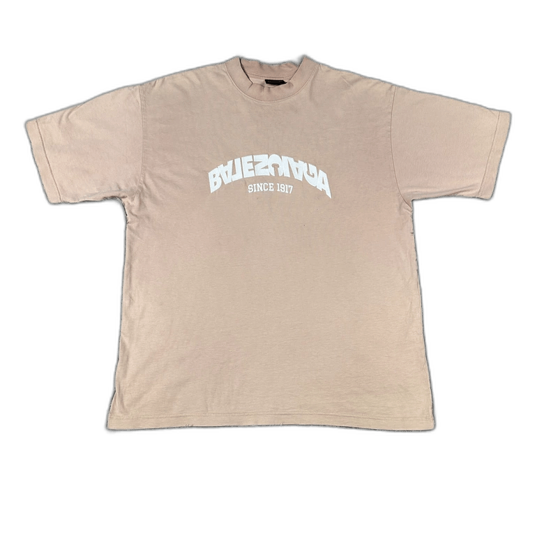 Balenciaga Balenciaga Embroidered Logo Short Sleeve T-Shirt Size US S / EU 44-46 / 1 - 1 Thumbnail