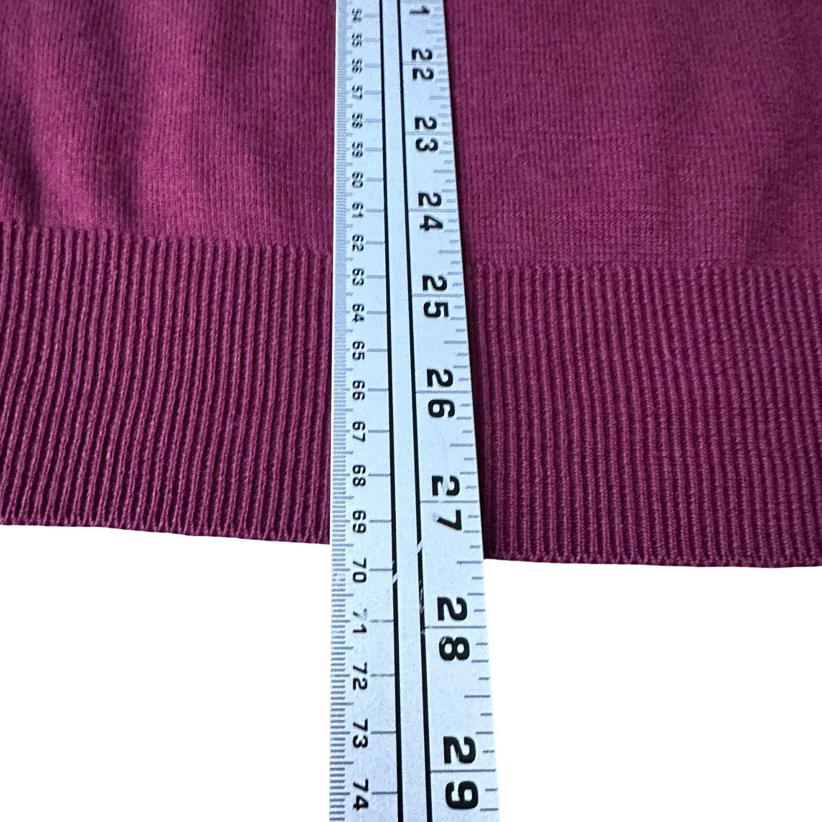 Peter Millar Peter Millar Sweater Men’s XL Burgundy Silk Cashmere V-Neck Size US XL / EU 56 / 4 - 9 Thumbnail